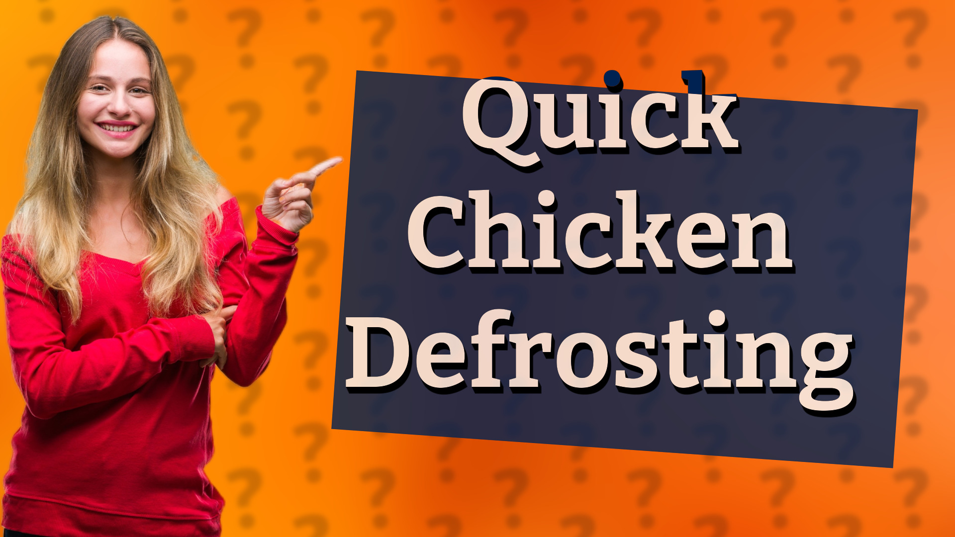 Quick Chicken Defrosting
