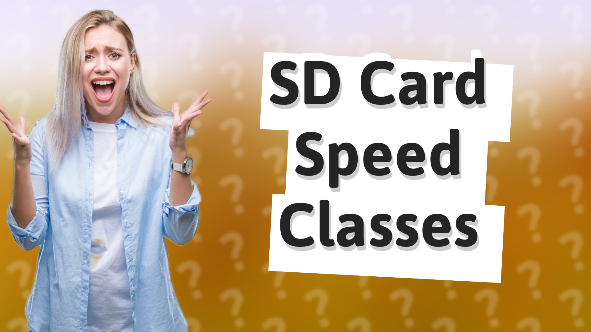 SD Card Speed Classes
