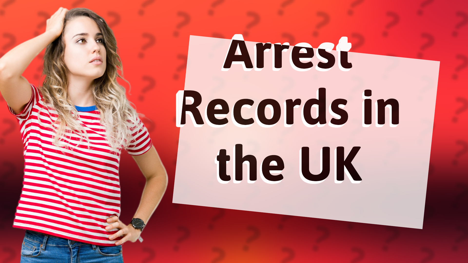Arrest Records in the UK
