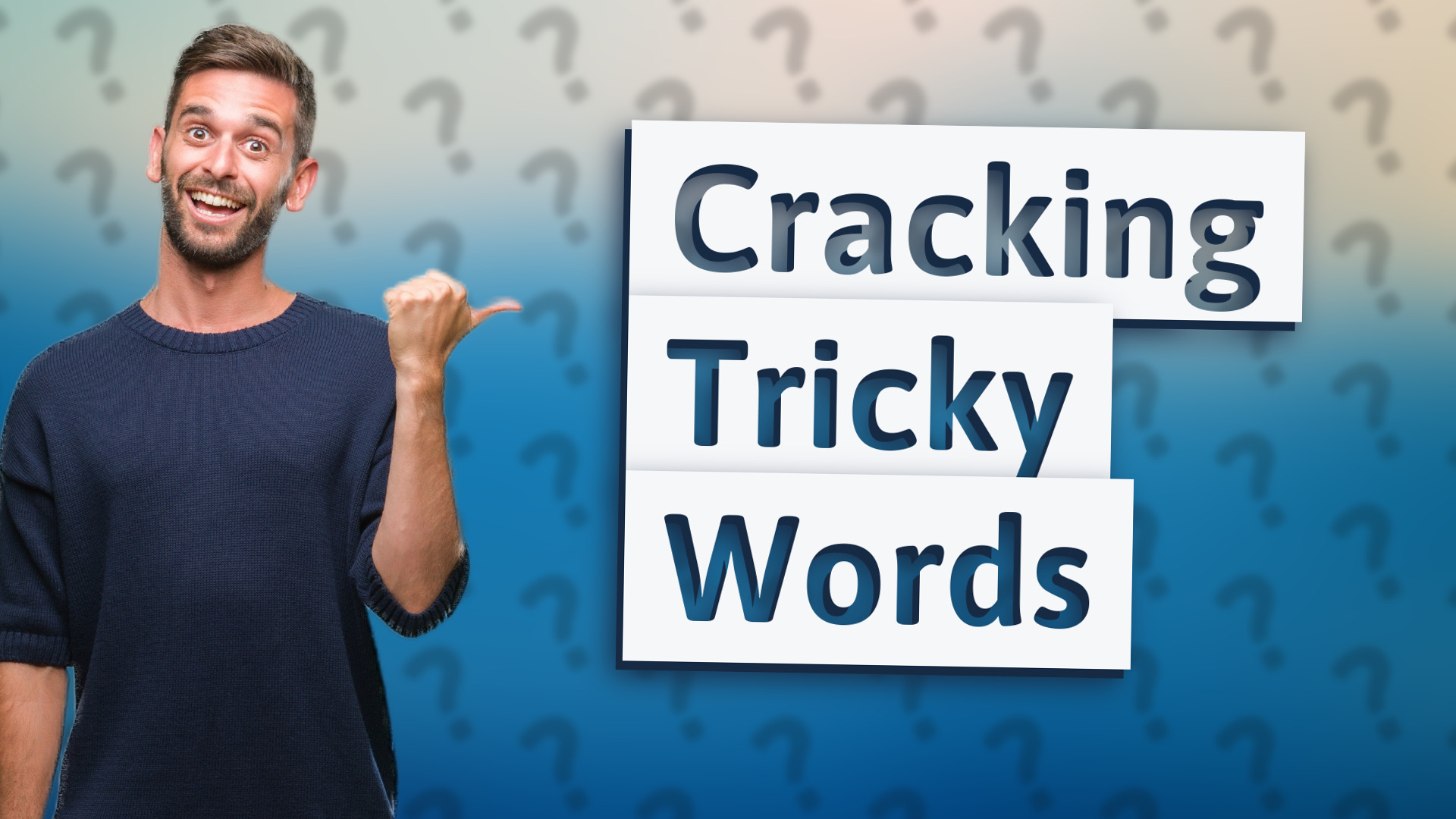 Cracking Tricky Words