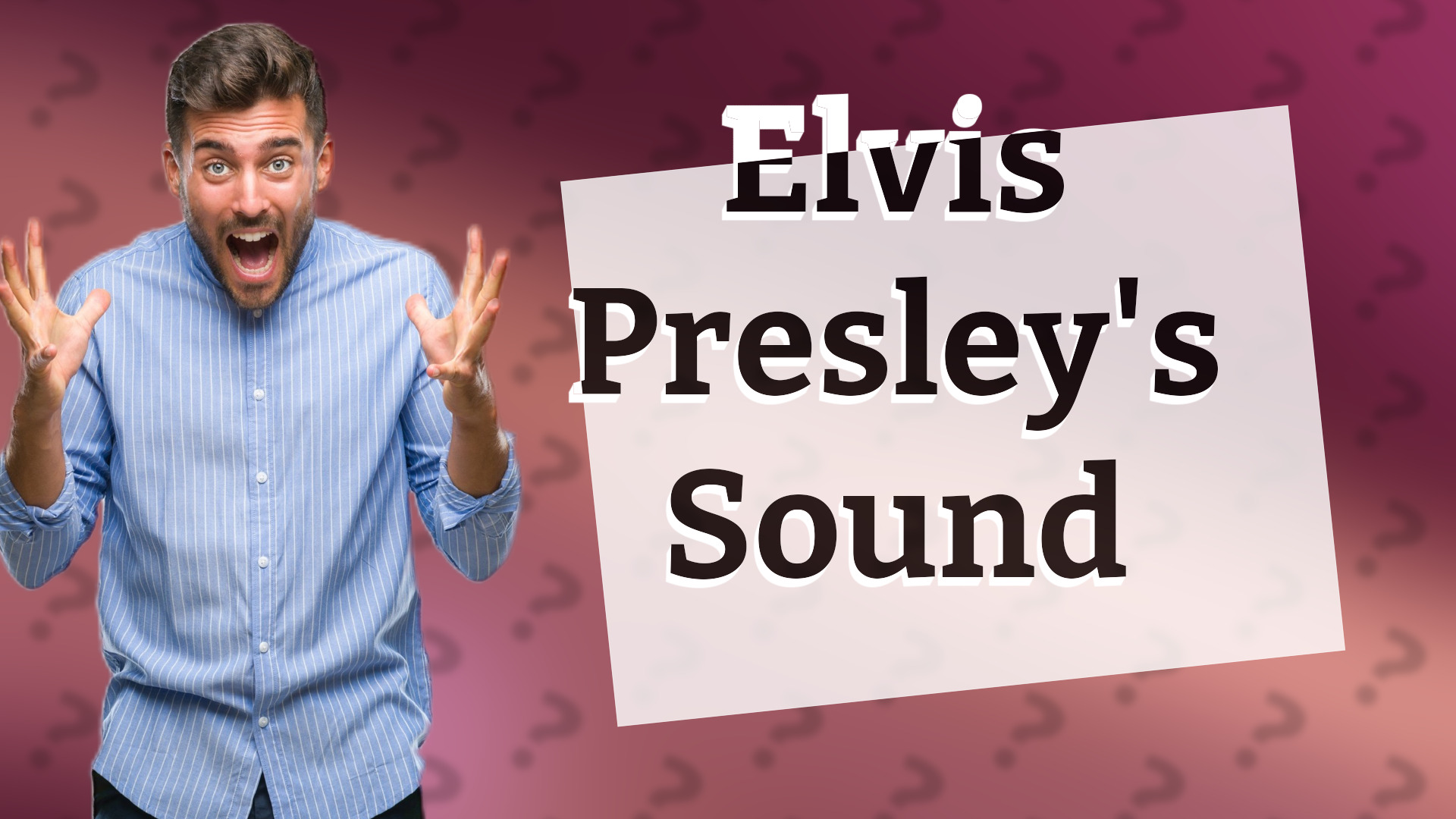 Elvis Presley's Sound