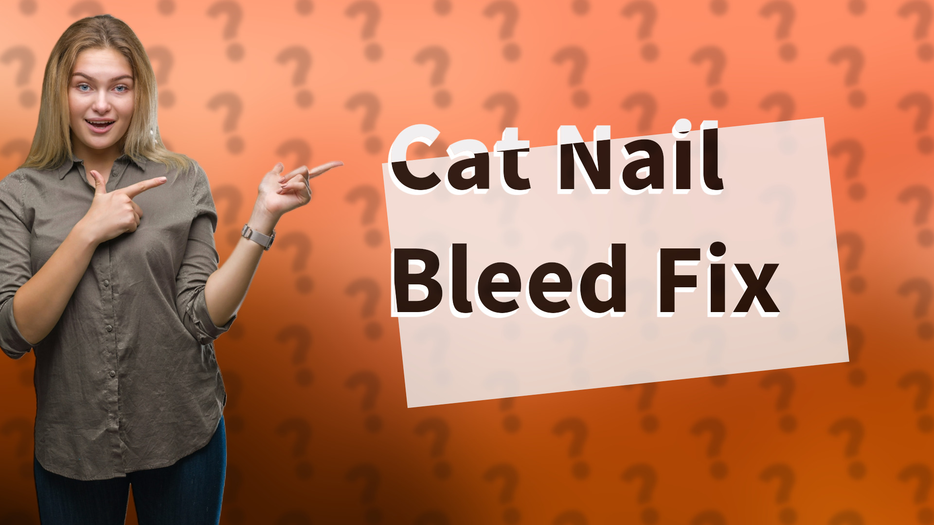 Cat Nail Bleed Fix