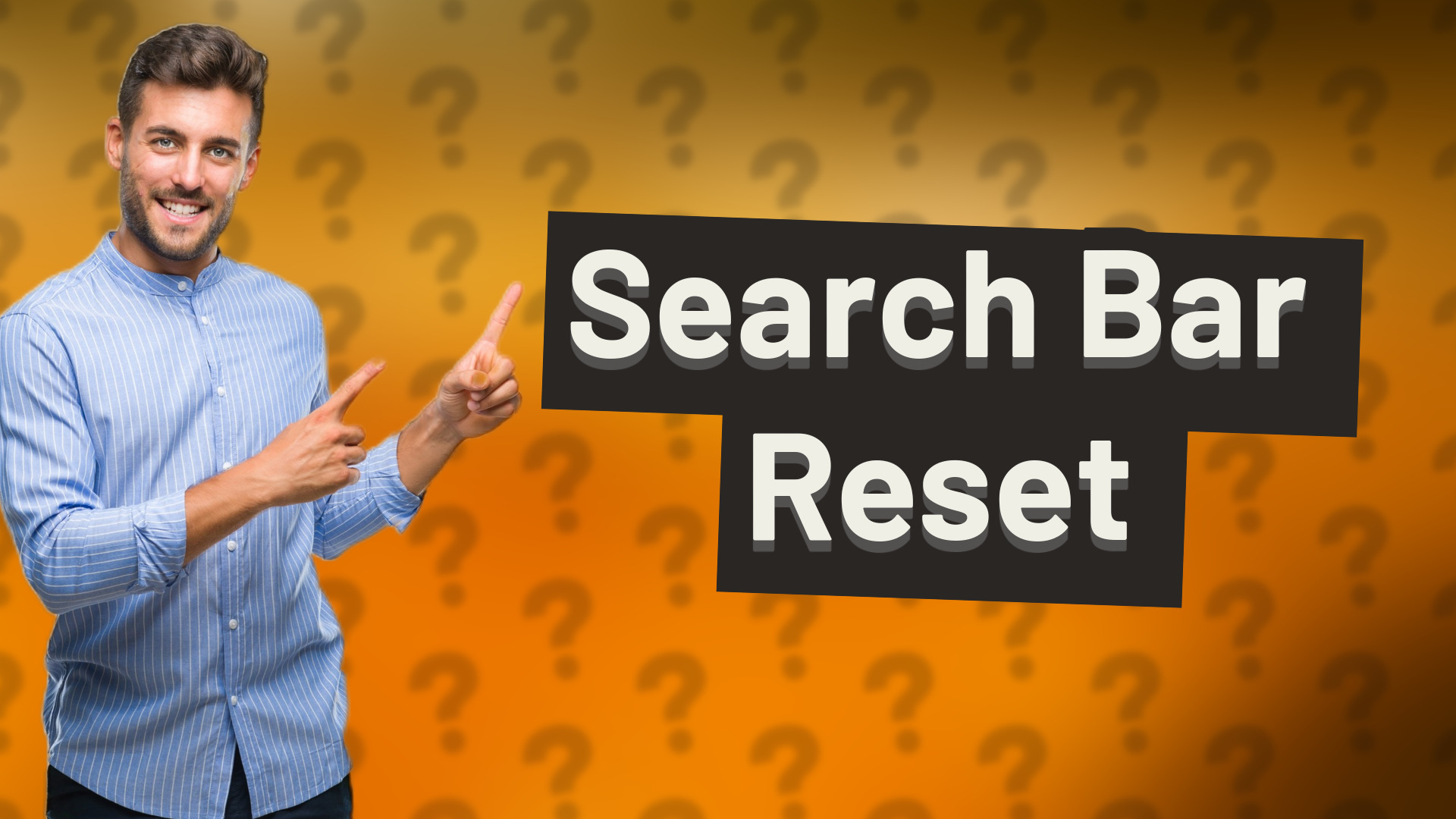 Search Bar Reset