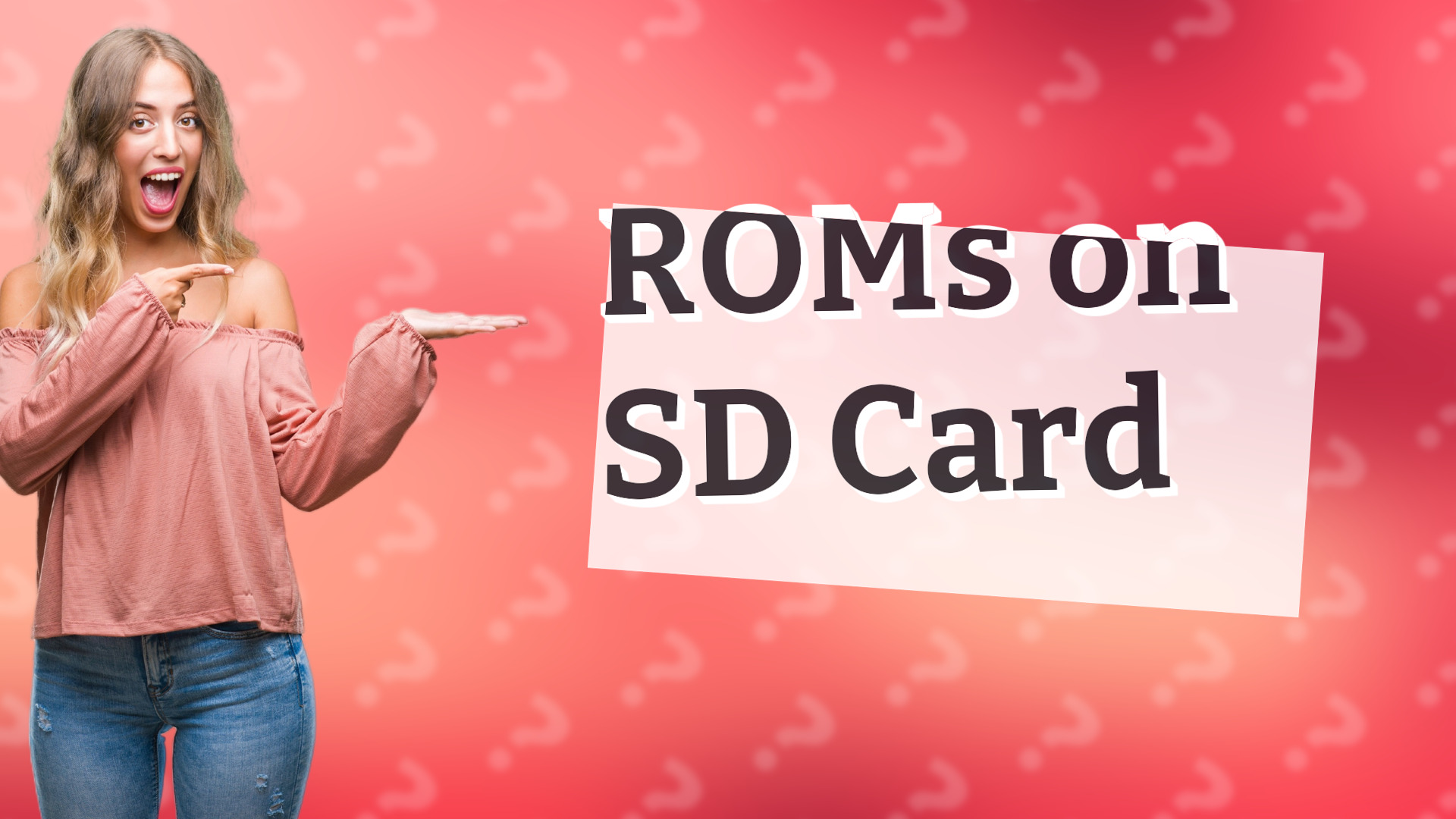 ROMs on SD Card