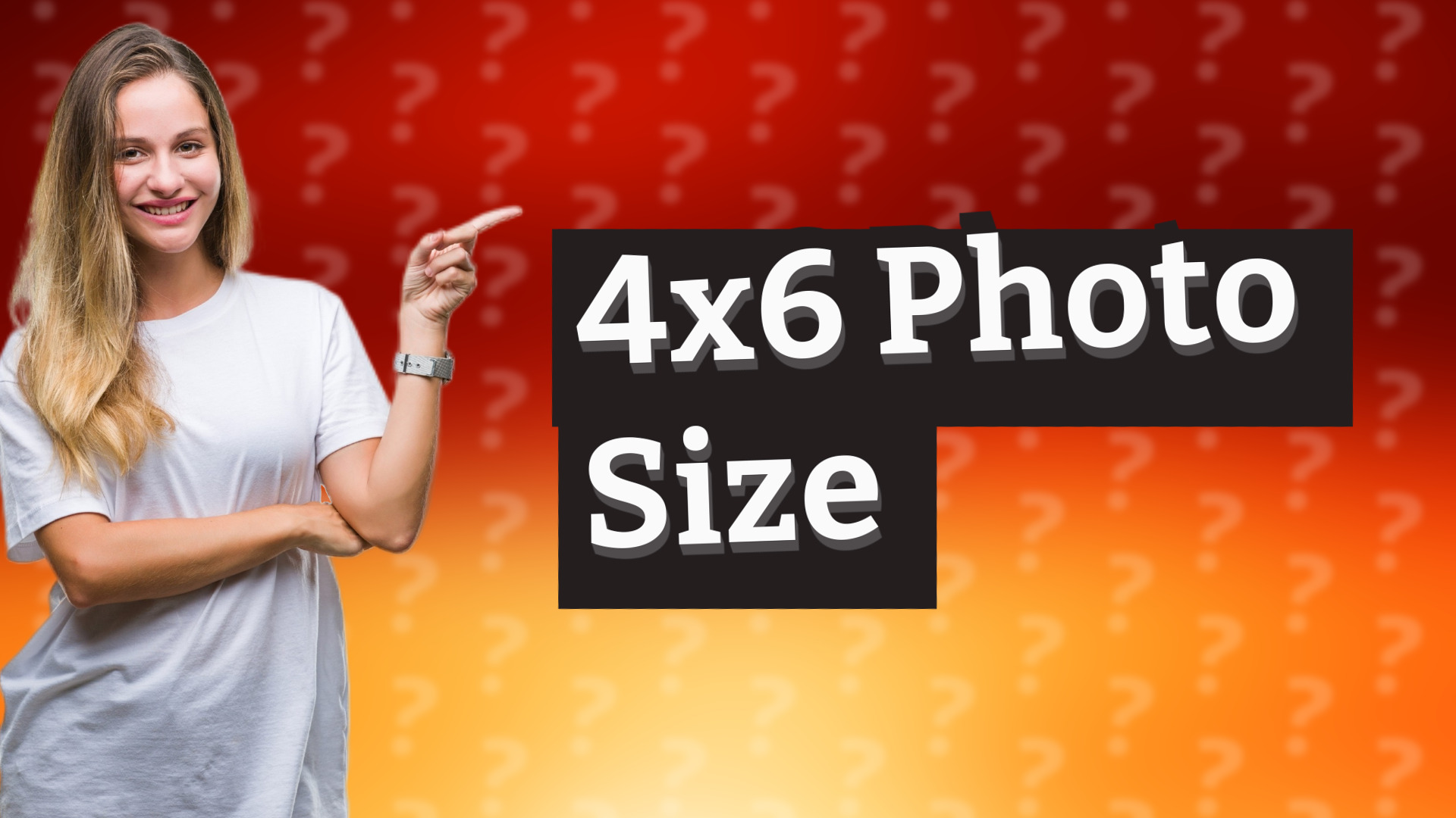 4x6 Photo Size
