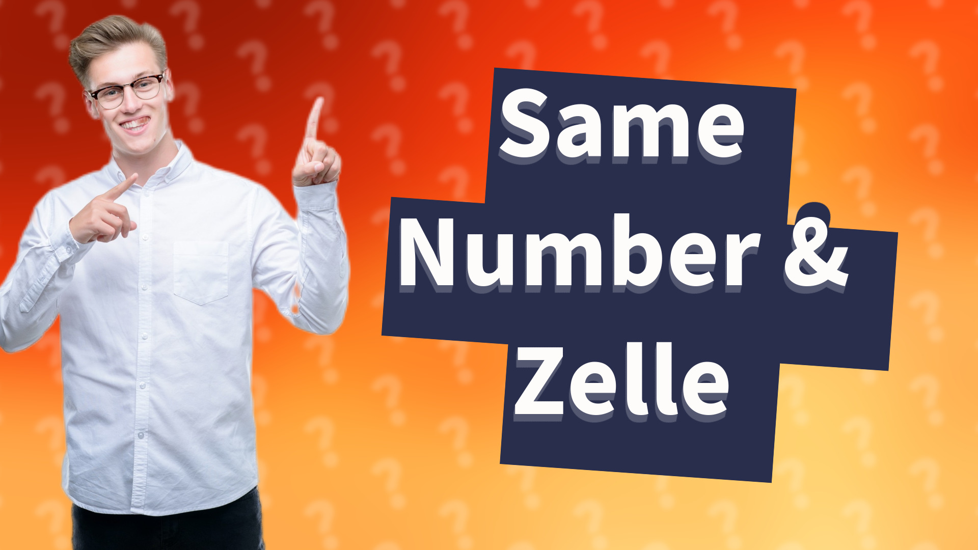Same Number & Zelle