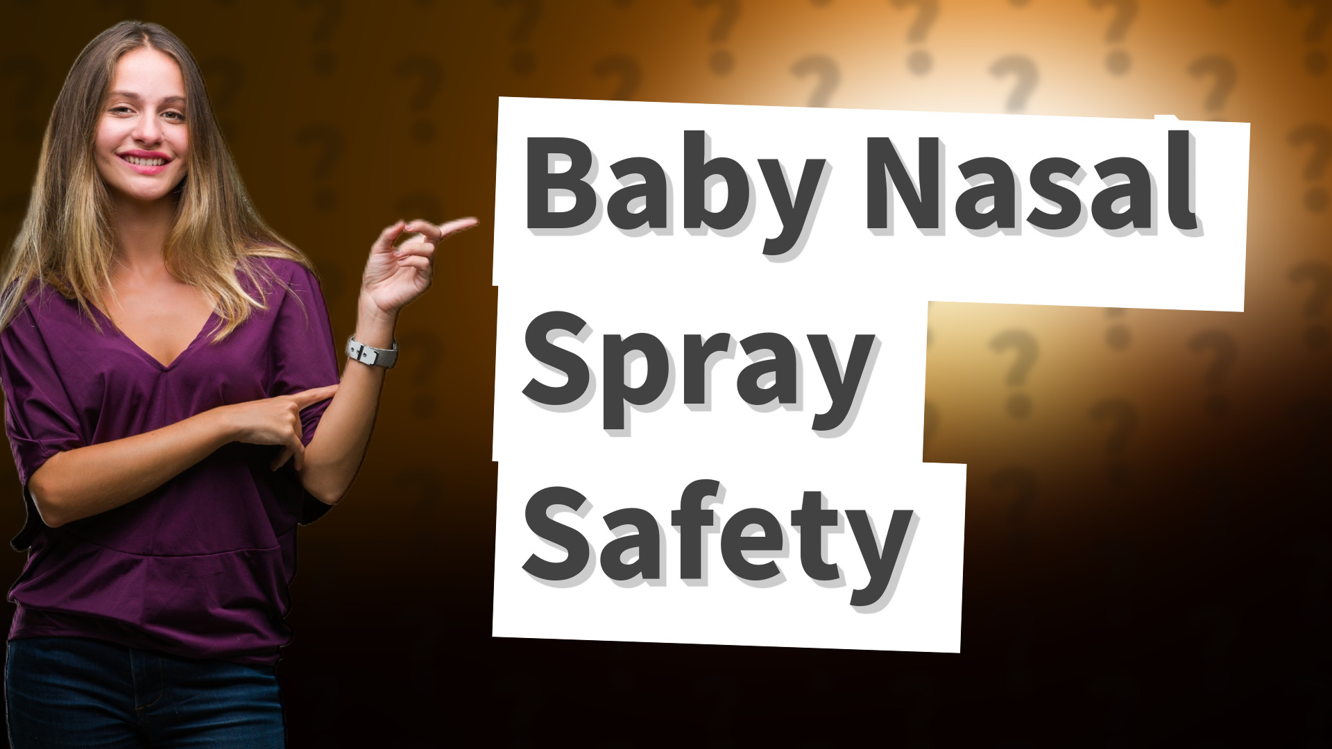 Baby Nasal Spray Safety