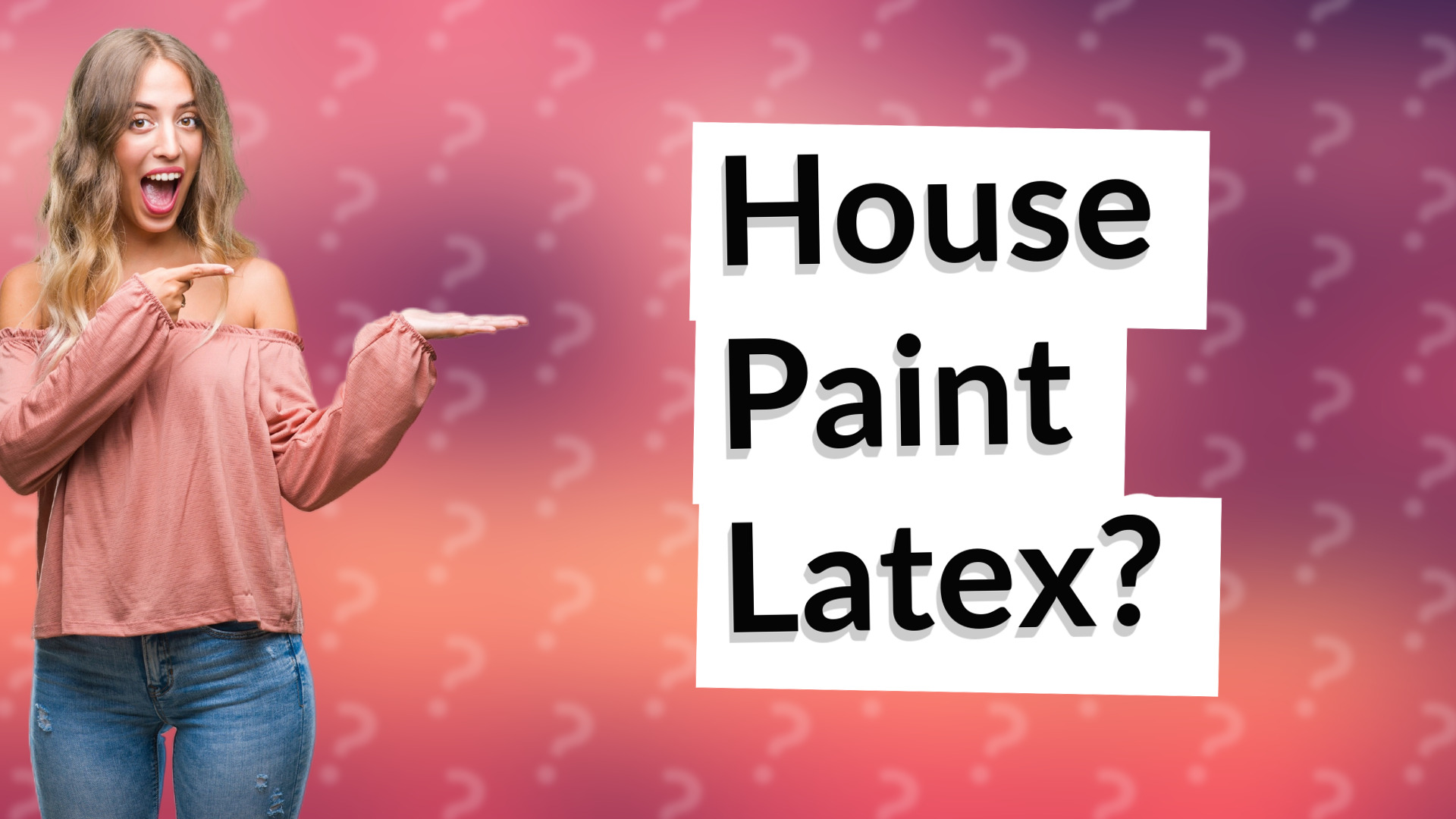 House Paint Latex?