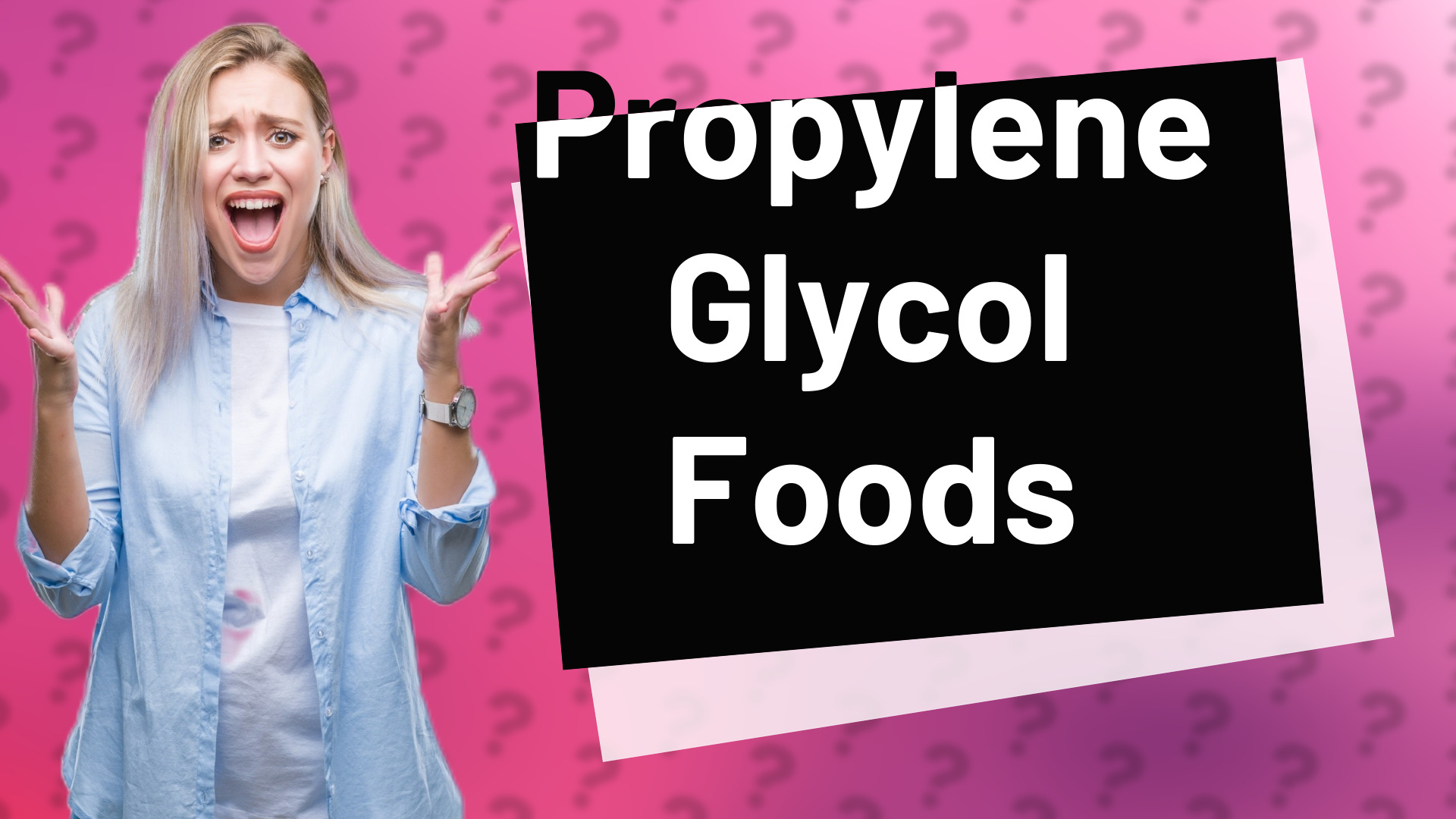 Propylene Glycol Foods