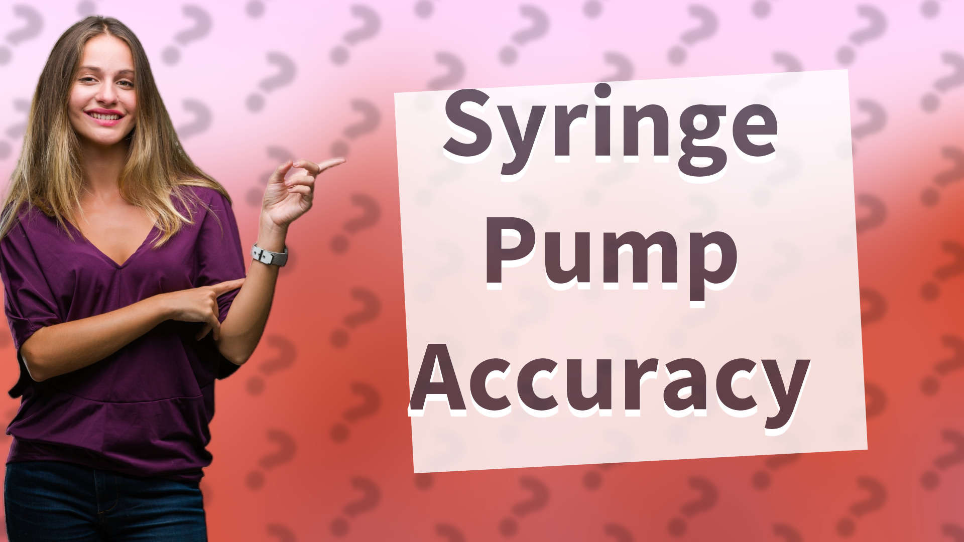 Syringe Pump Accuracy