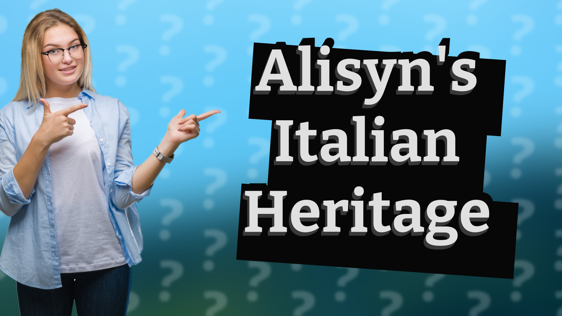 Alisyn's Italian Heritage