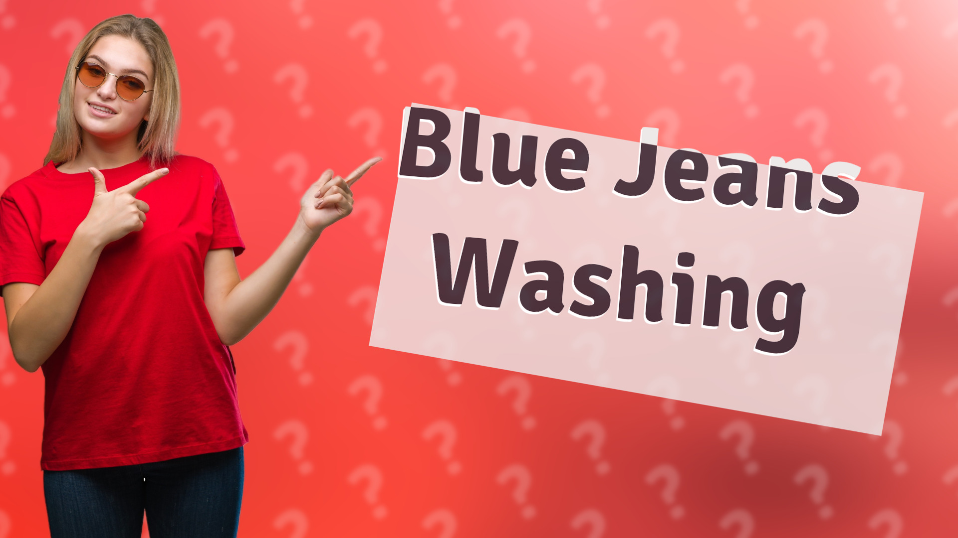 Blue Jeans Washing