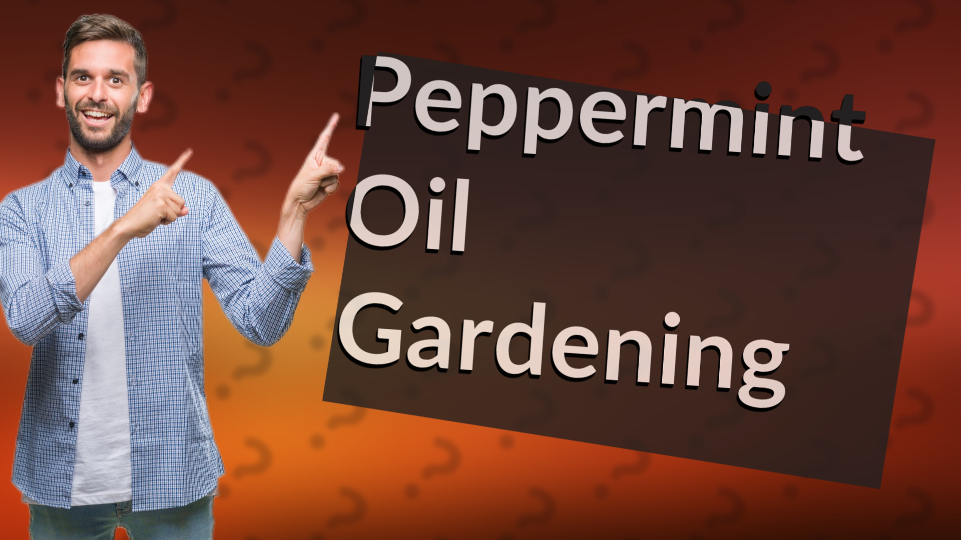 Peppermint Oil Gardening
