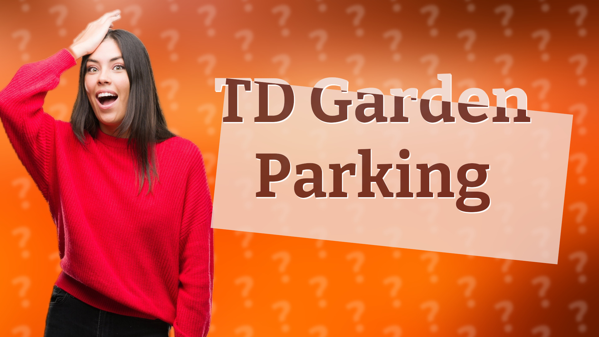 TD Garden Parking