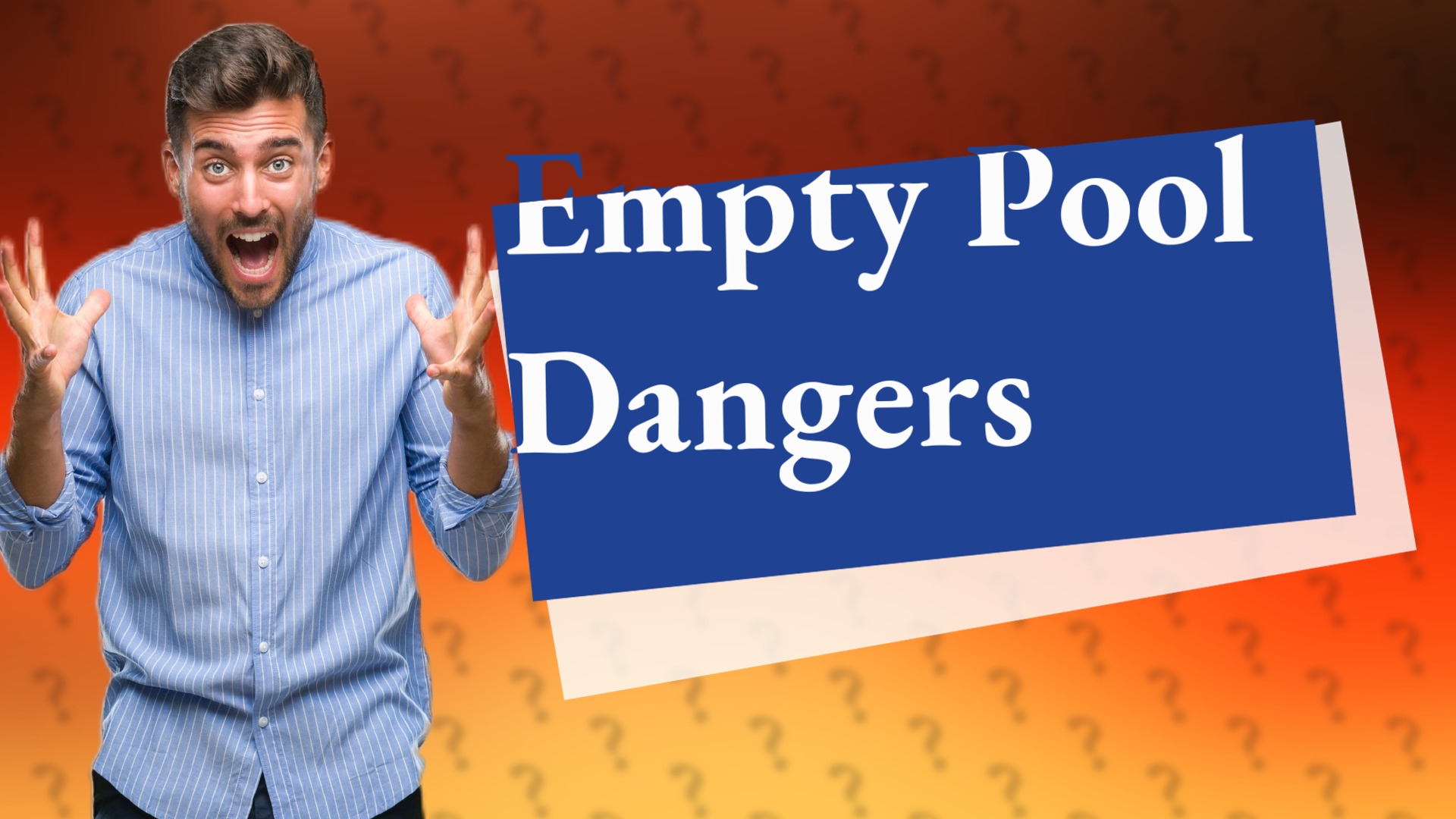 Empty Pool Dangers