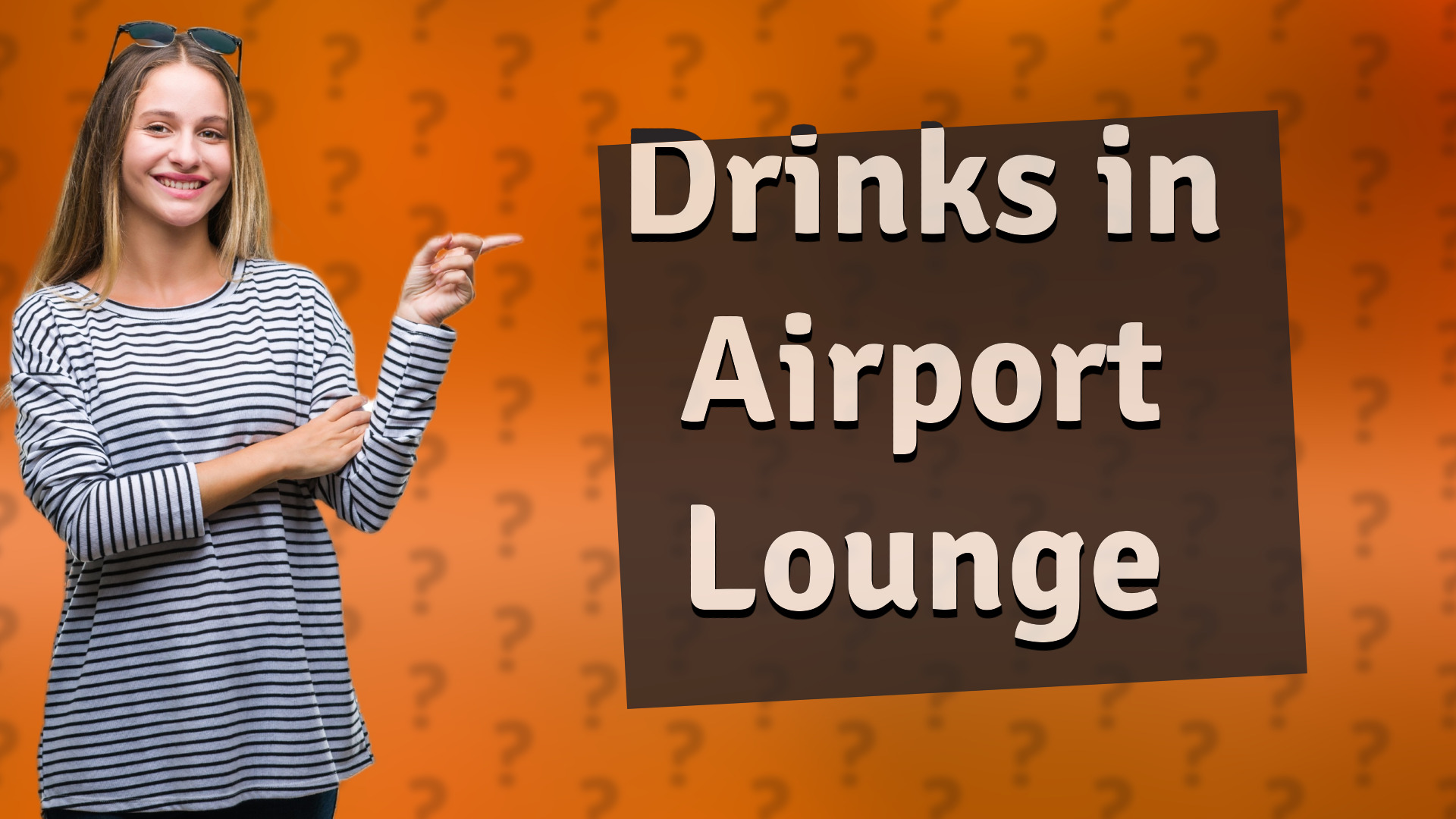 Drinks in Airport Lounge
