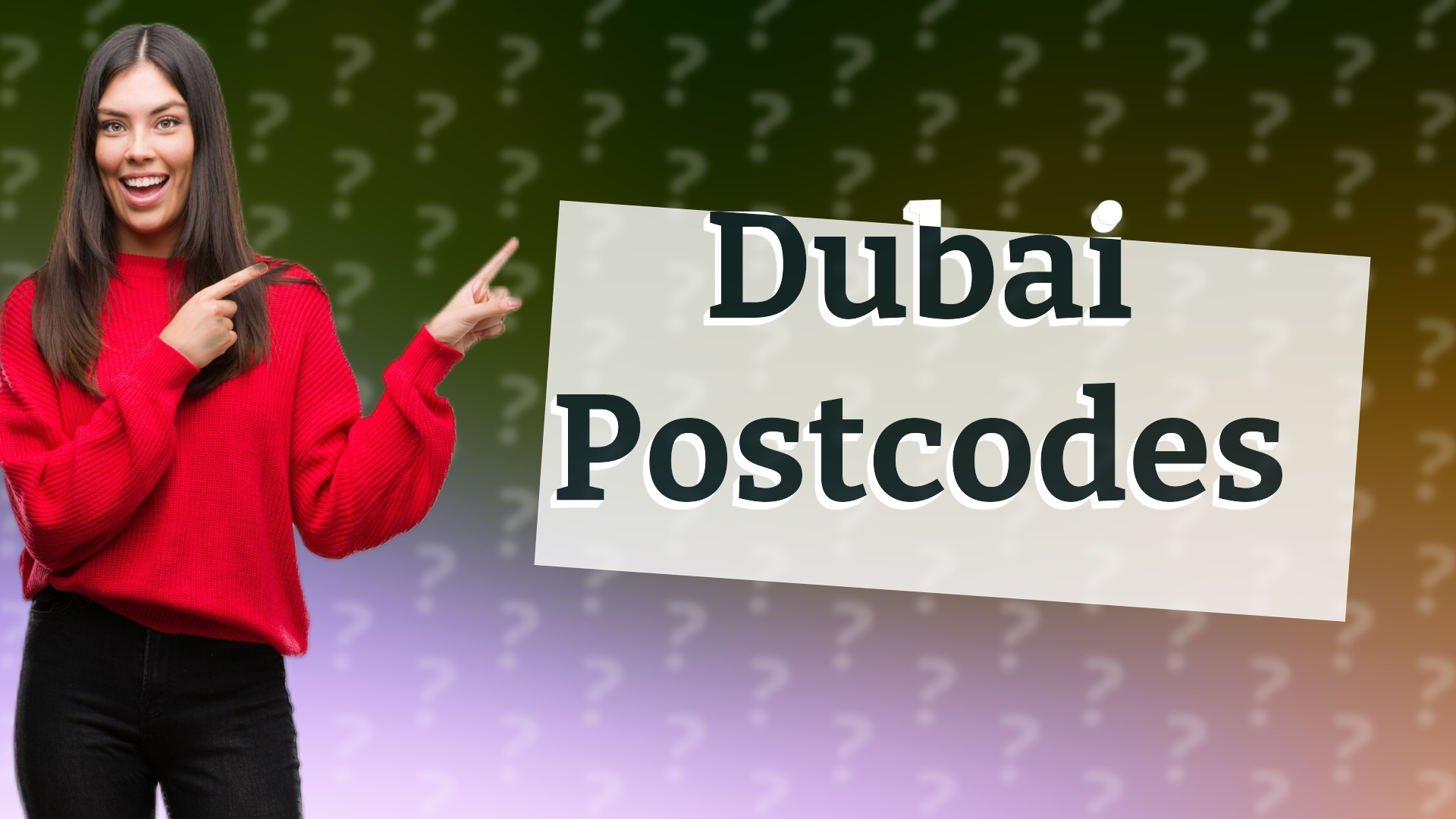 Dubai Postcodes