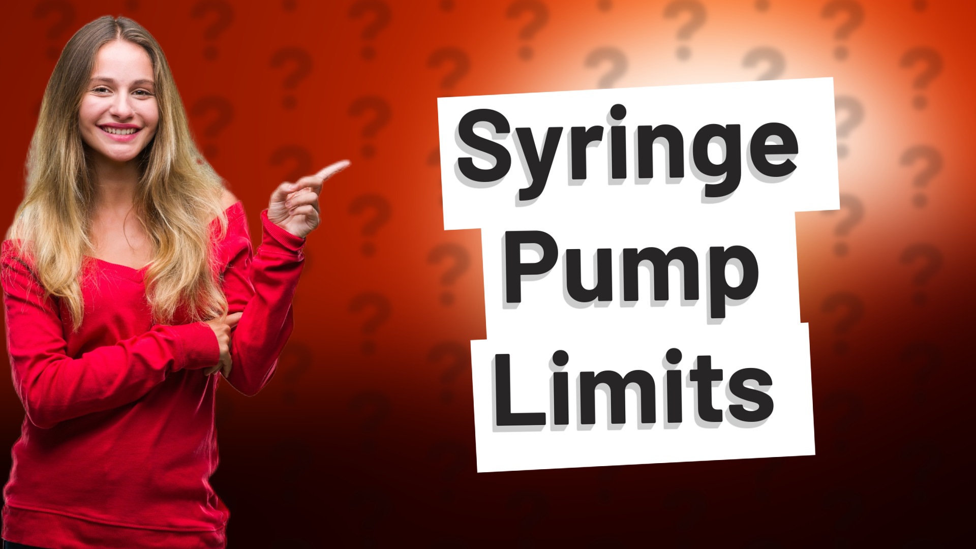 Syringe Pump Limits