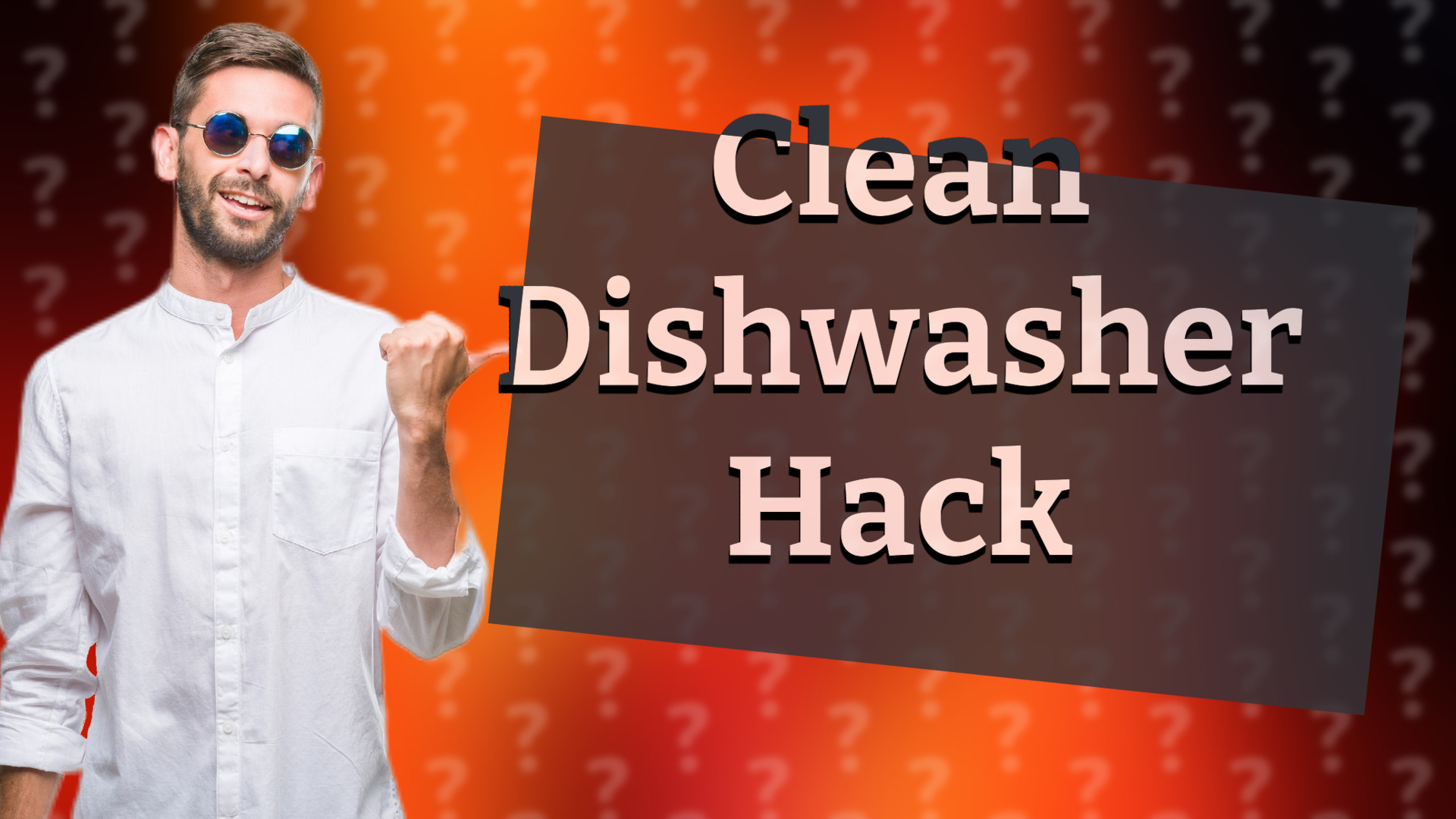 Clean Dishwasher Hack