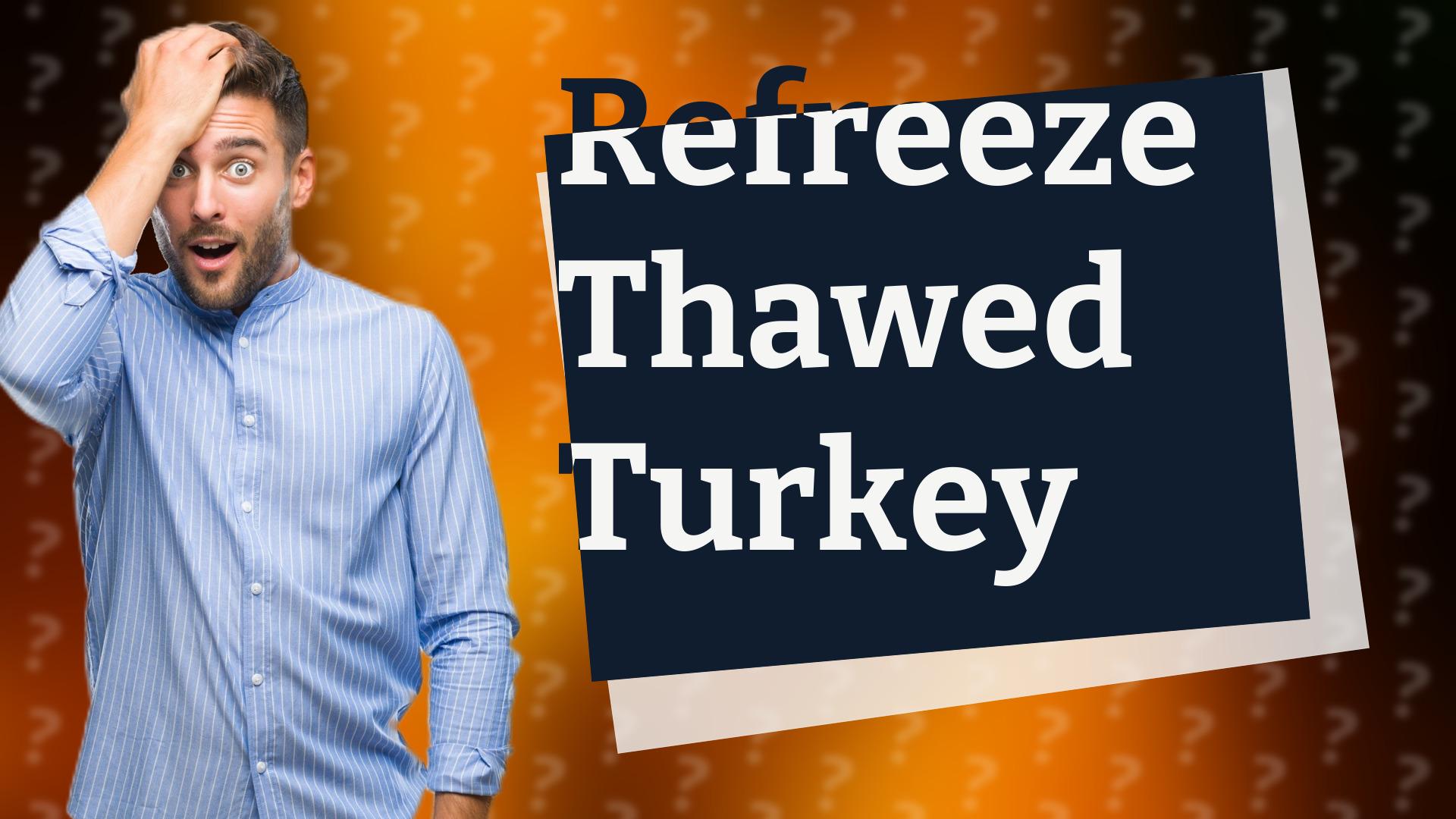 Refreeze Thawed Turkey