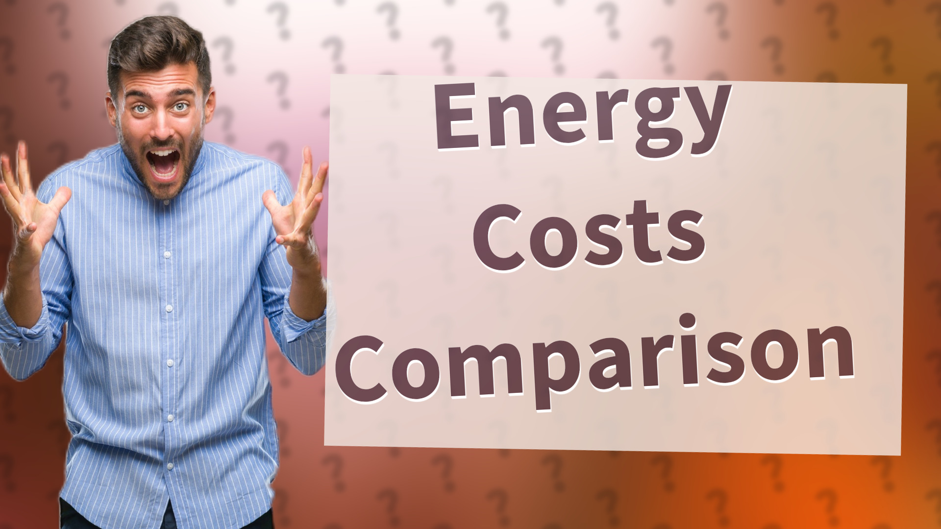 Energy Costs Comparison