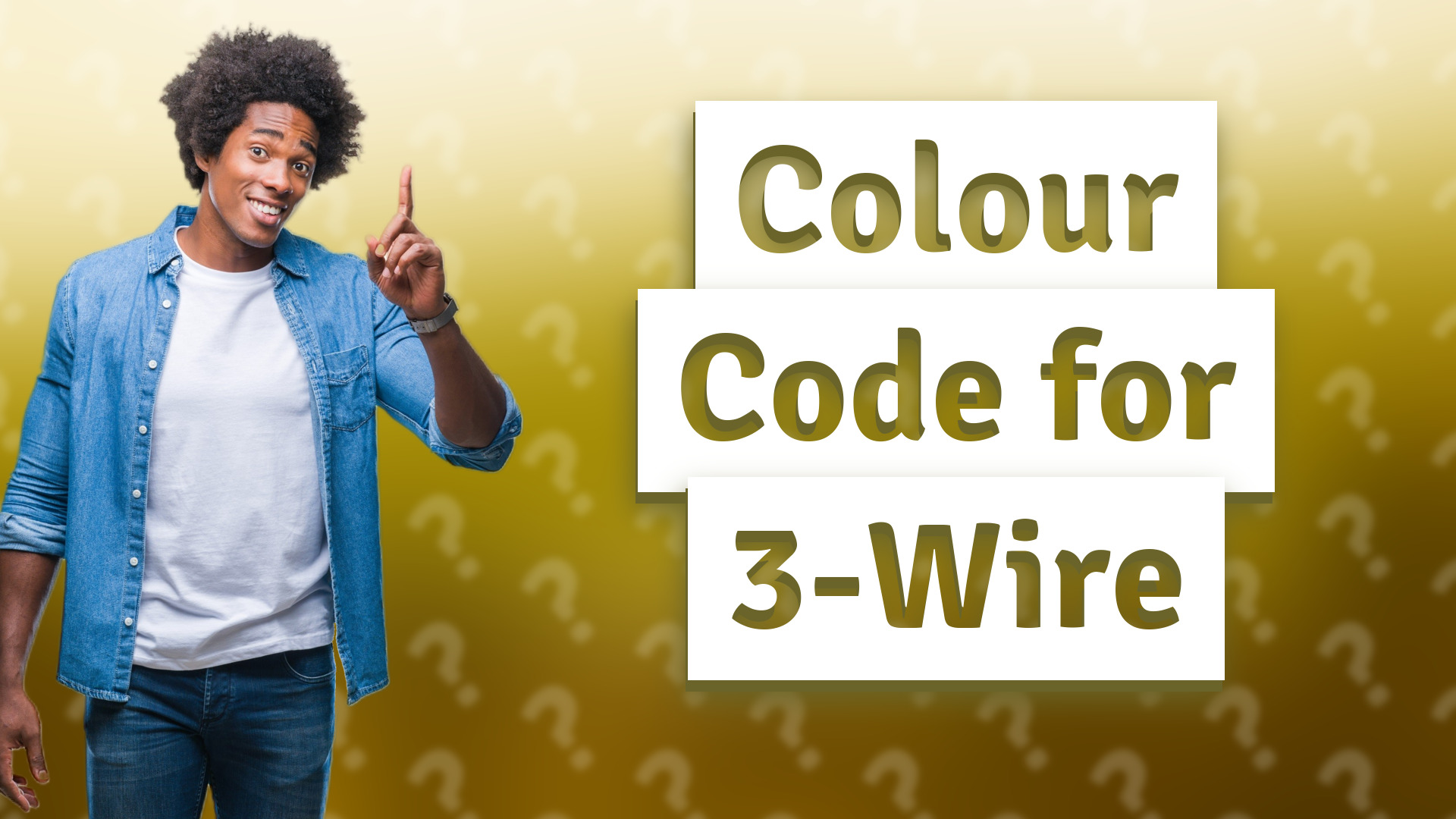 Colour Code for 3-Wire