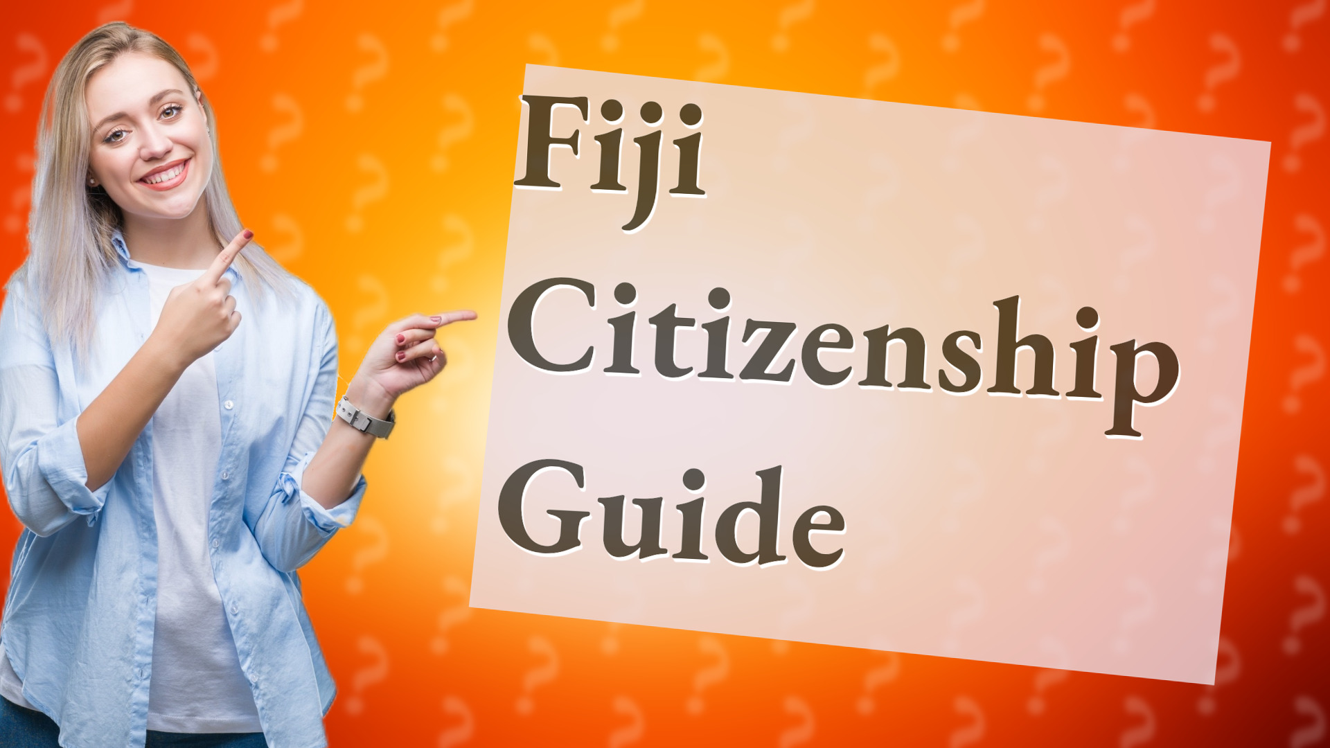 Fiji Citizenship Guide