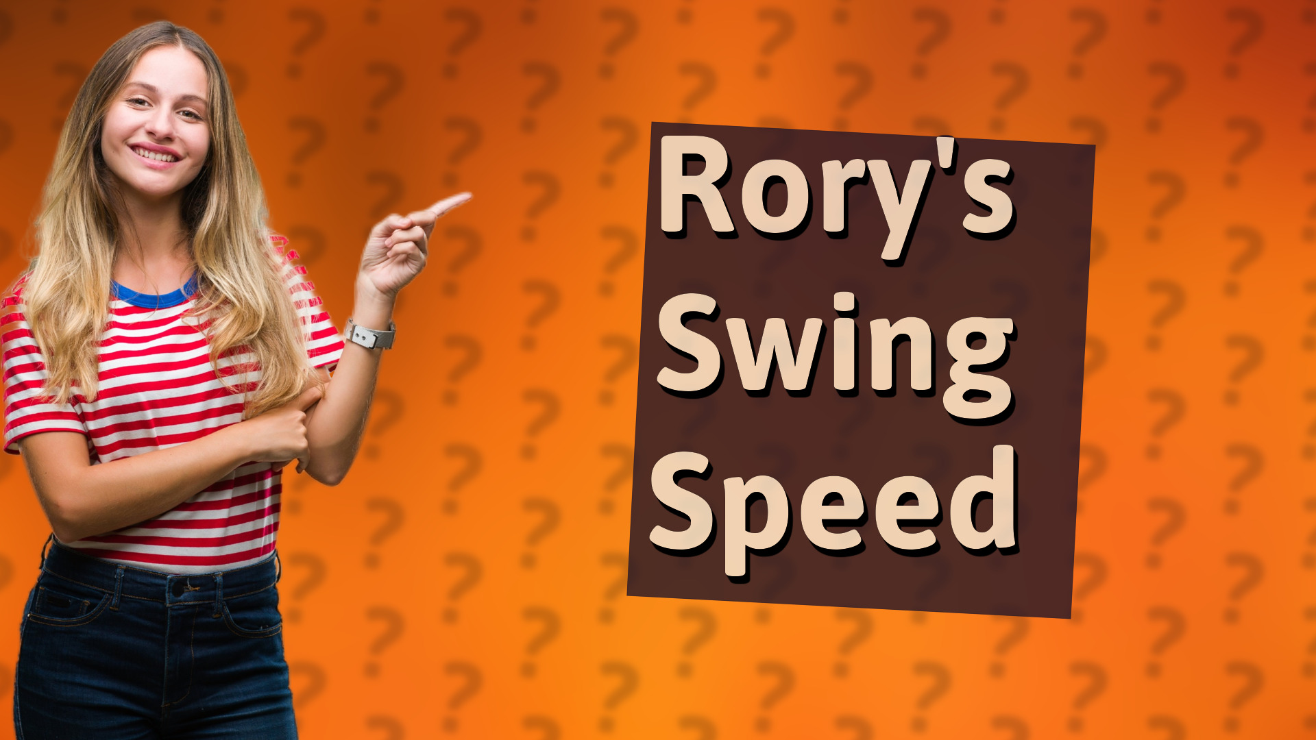 Rory's Swing Speed