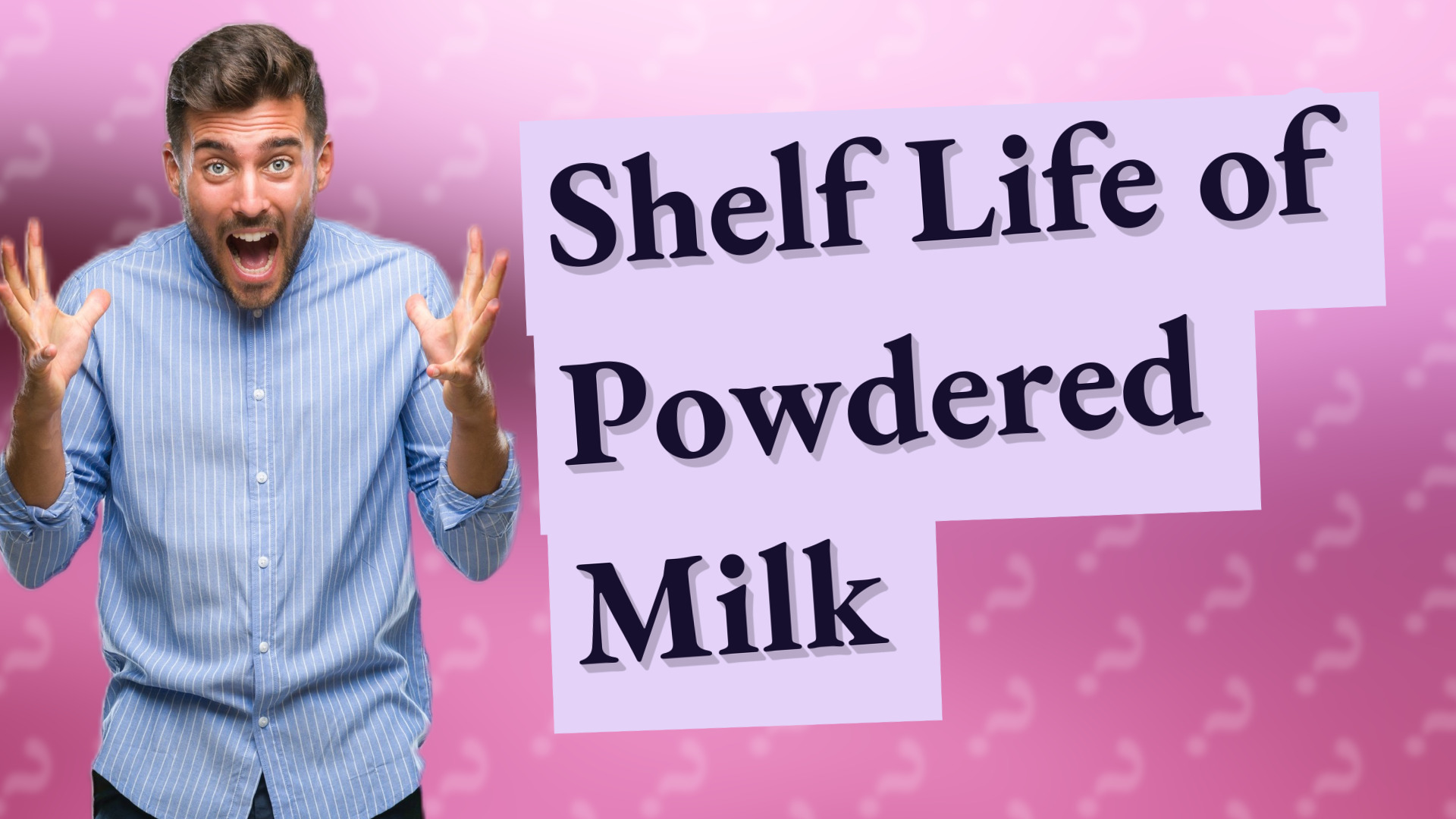 Shelf Life of Powdered Milk