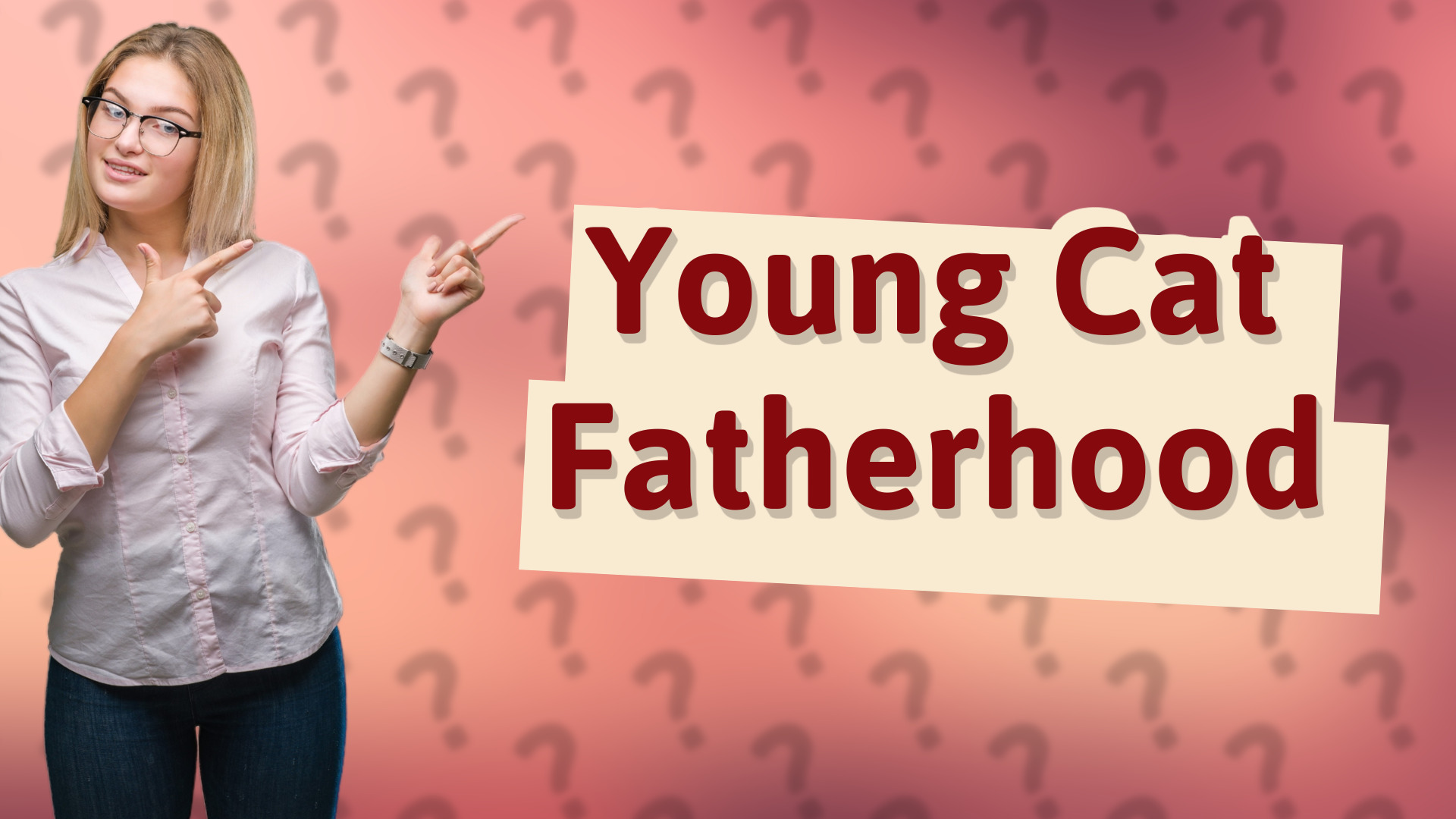Young Cat Fatherhood