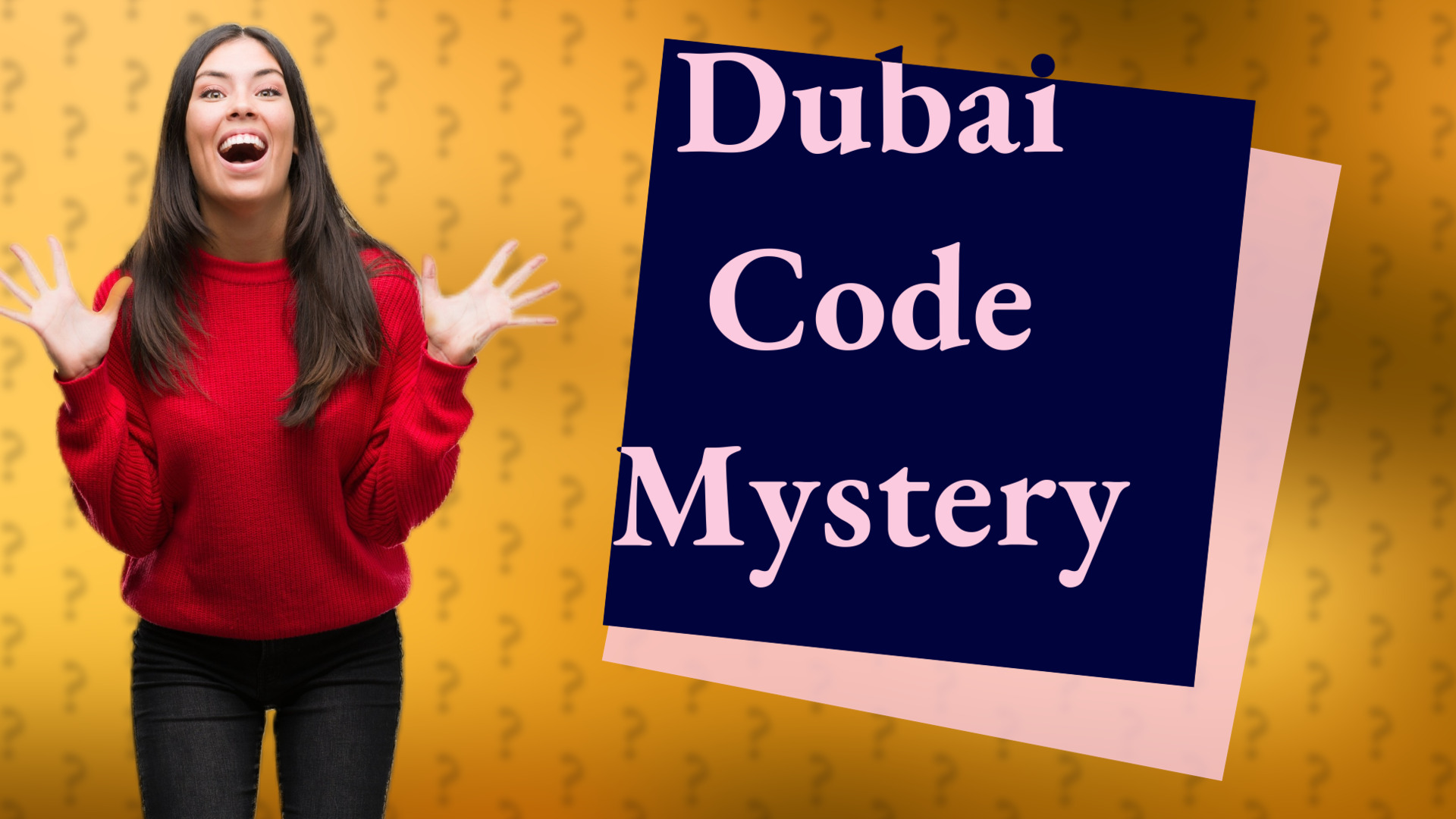 Dubai Code Mystery