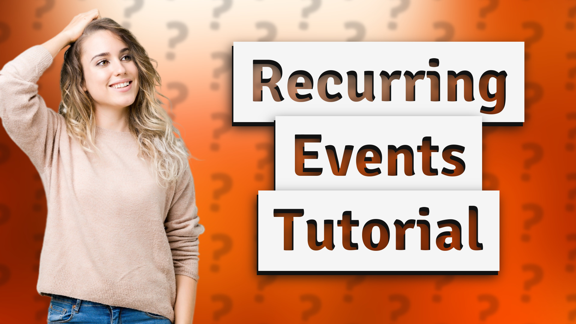 Recurring Events Tutorial