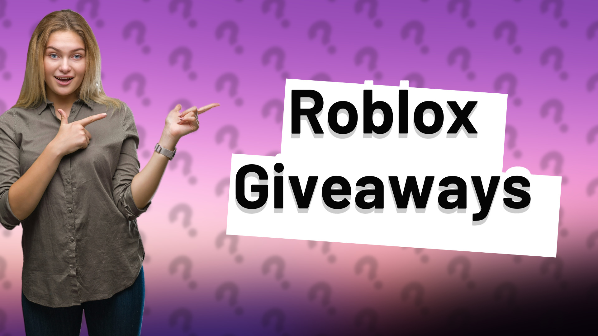 Roblox Giveaways