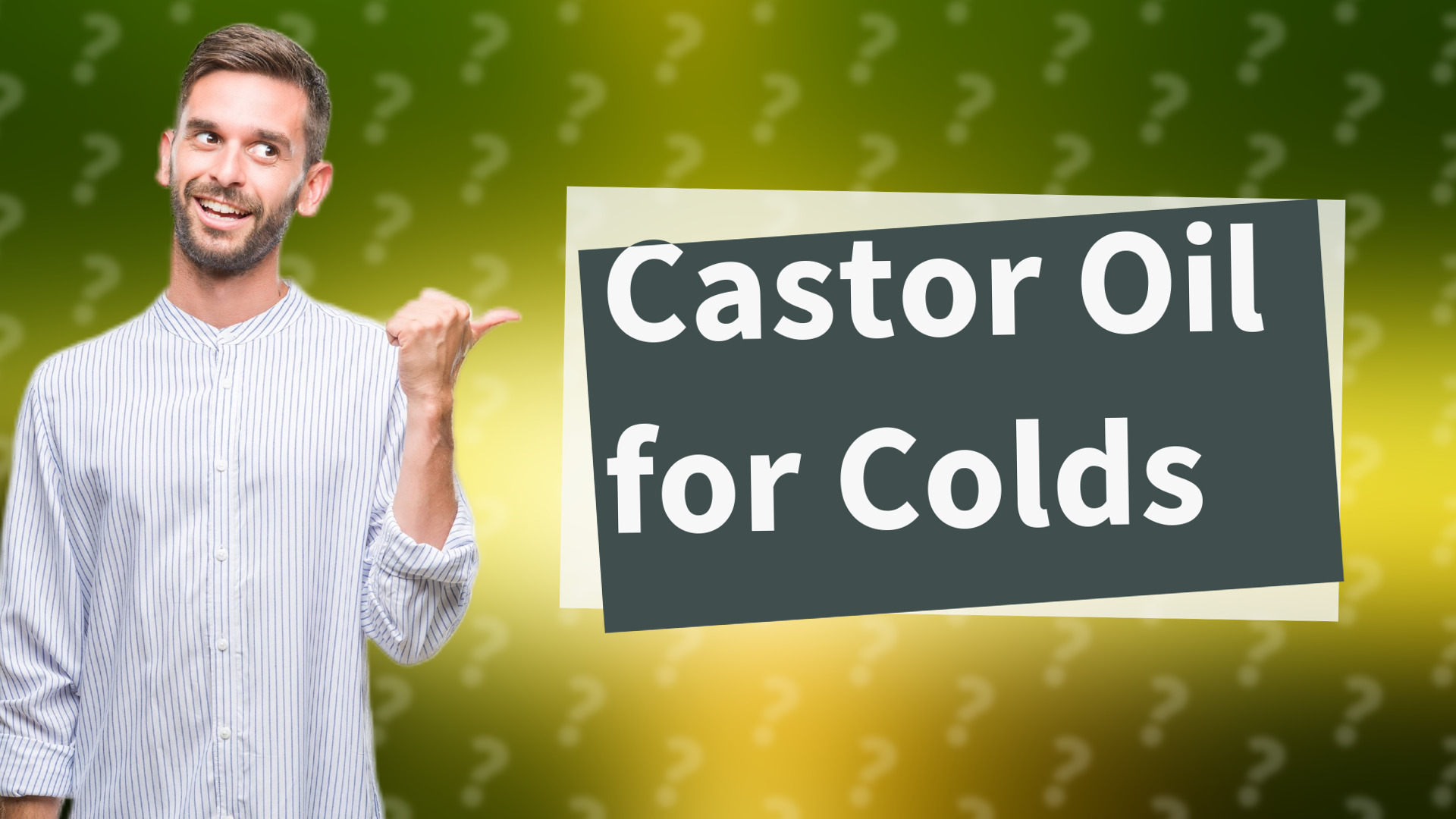 Castor Oil for Colds