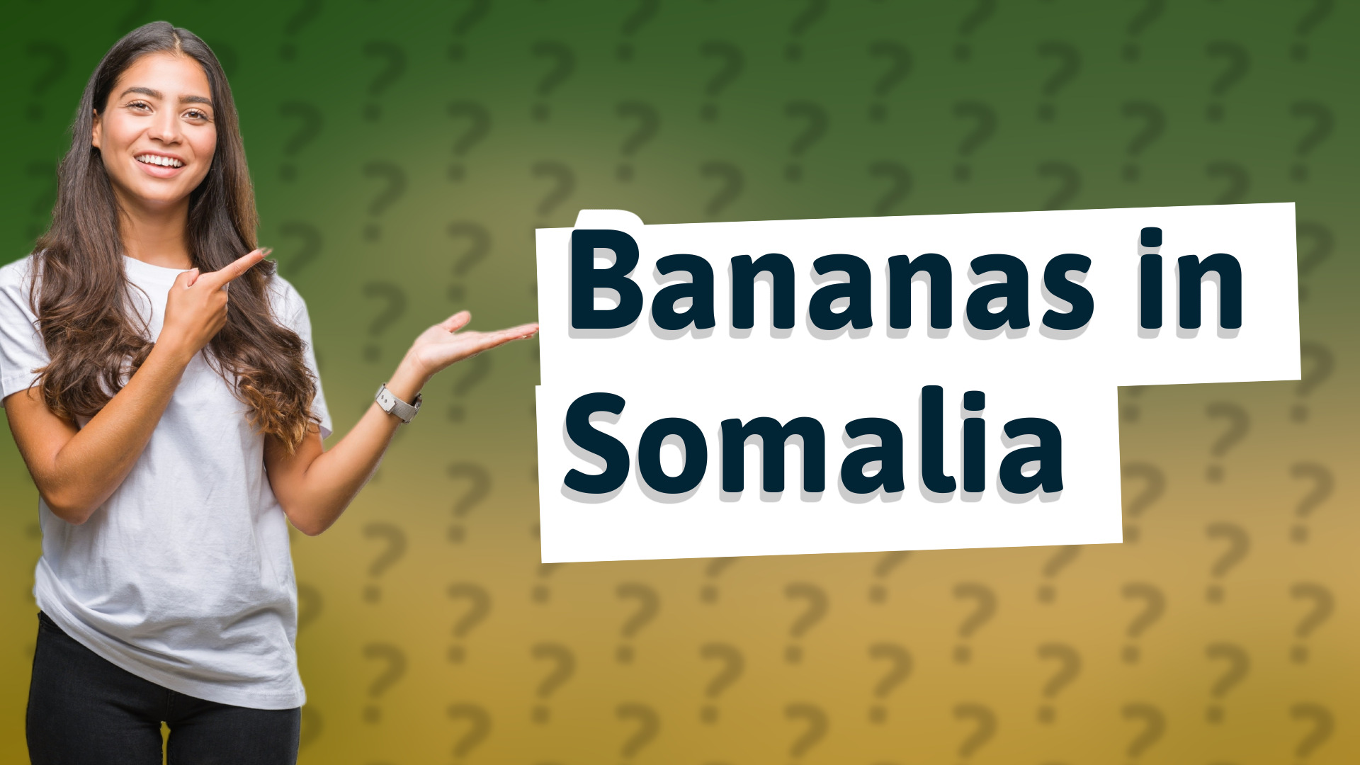 Bananas in Somalia