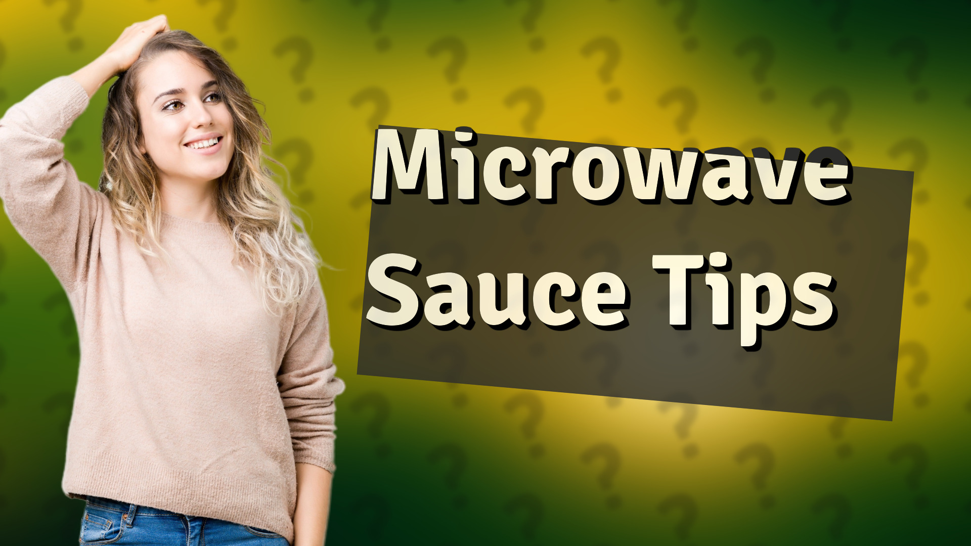 Microwave Sauce Tips