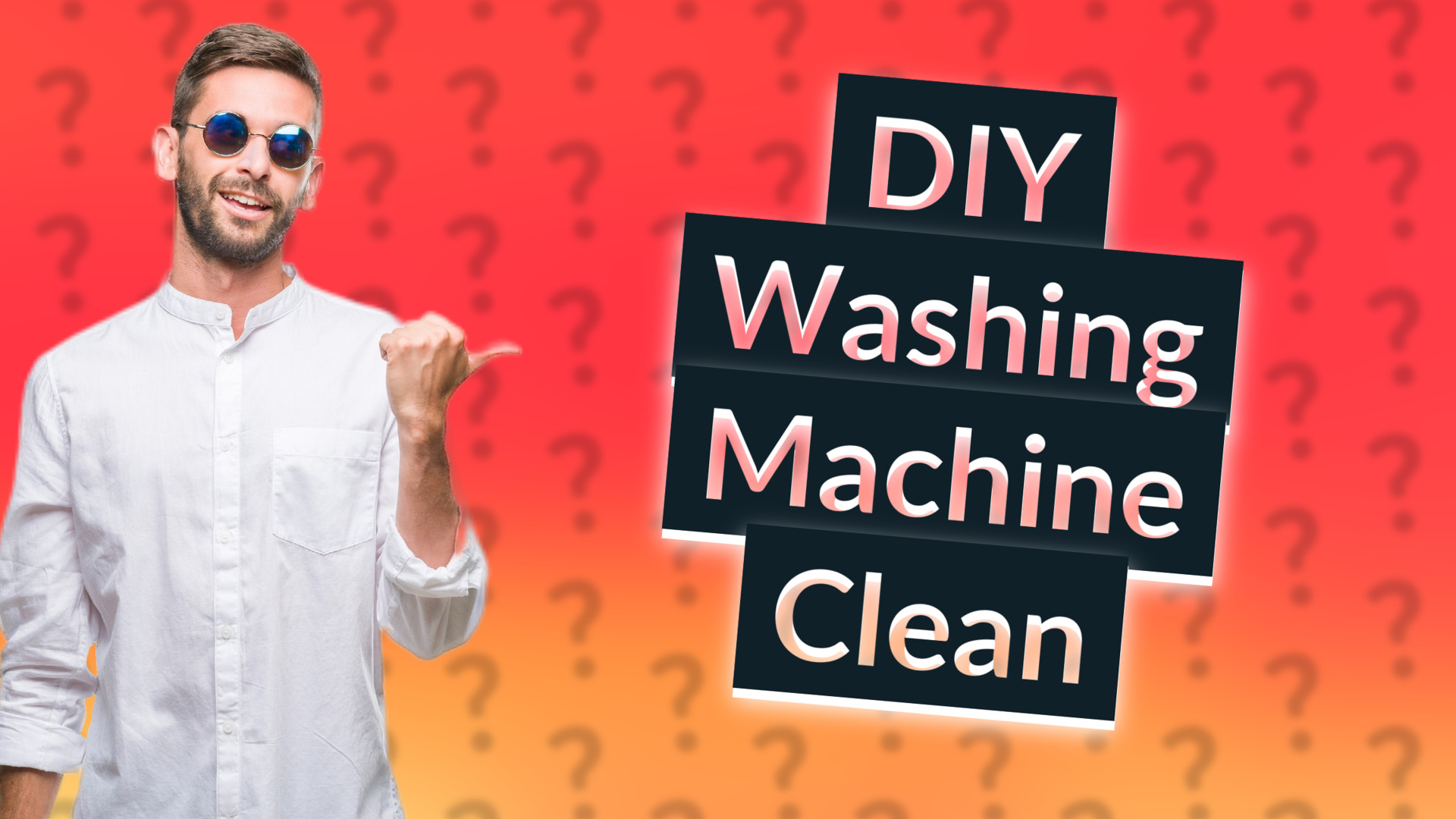 DIY Washing Machine Clean