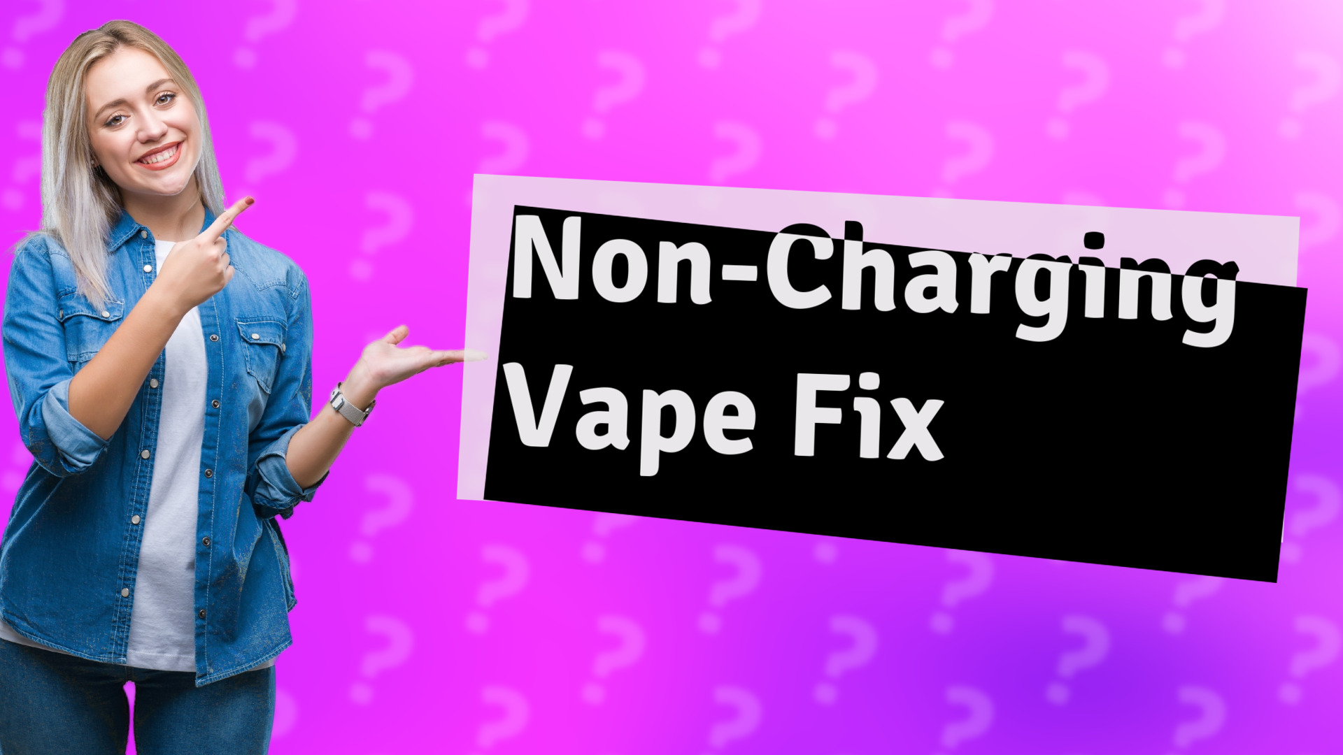 Non-Charging Vape Fix