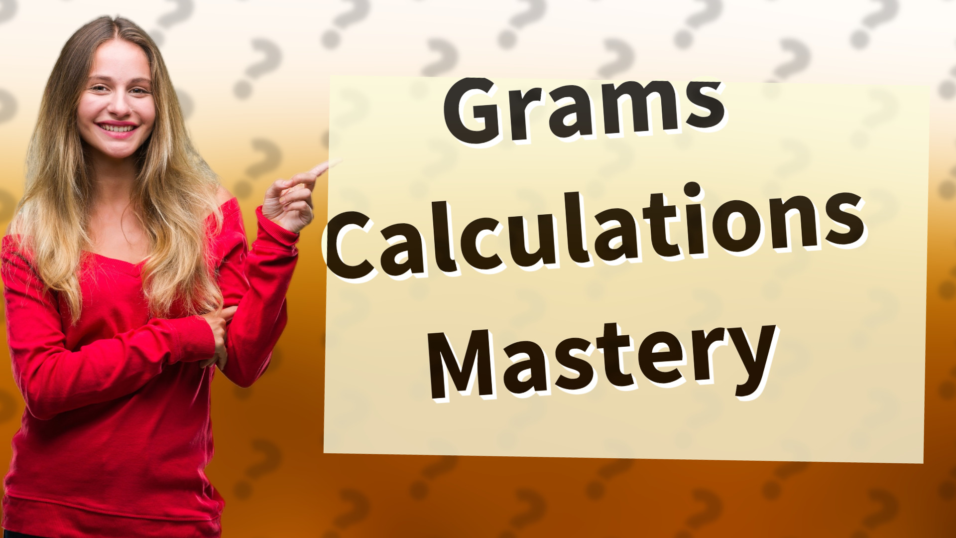 Grams Calculations Mastery