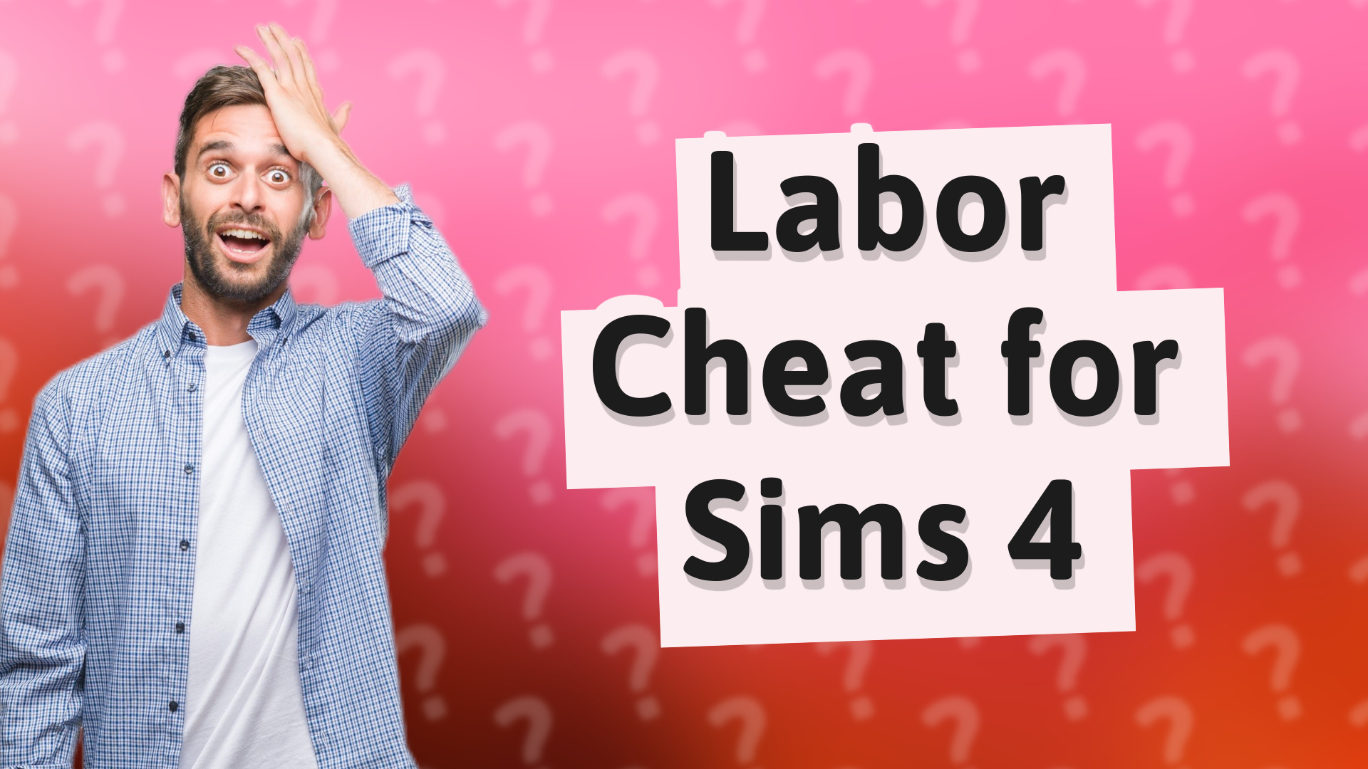 Labor Cheat for Sims 4