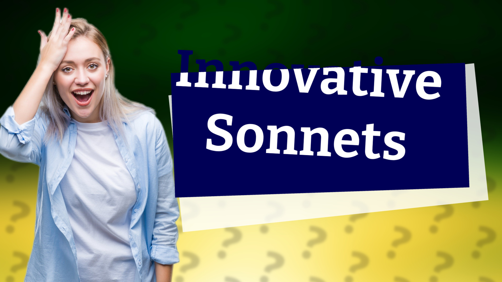 Innovative Sonnets