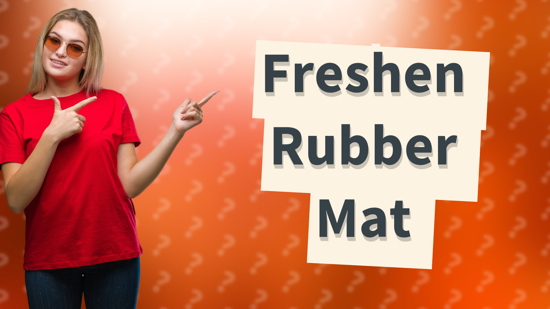 Freshen Rubber Mat
