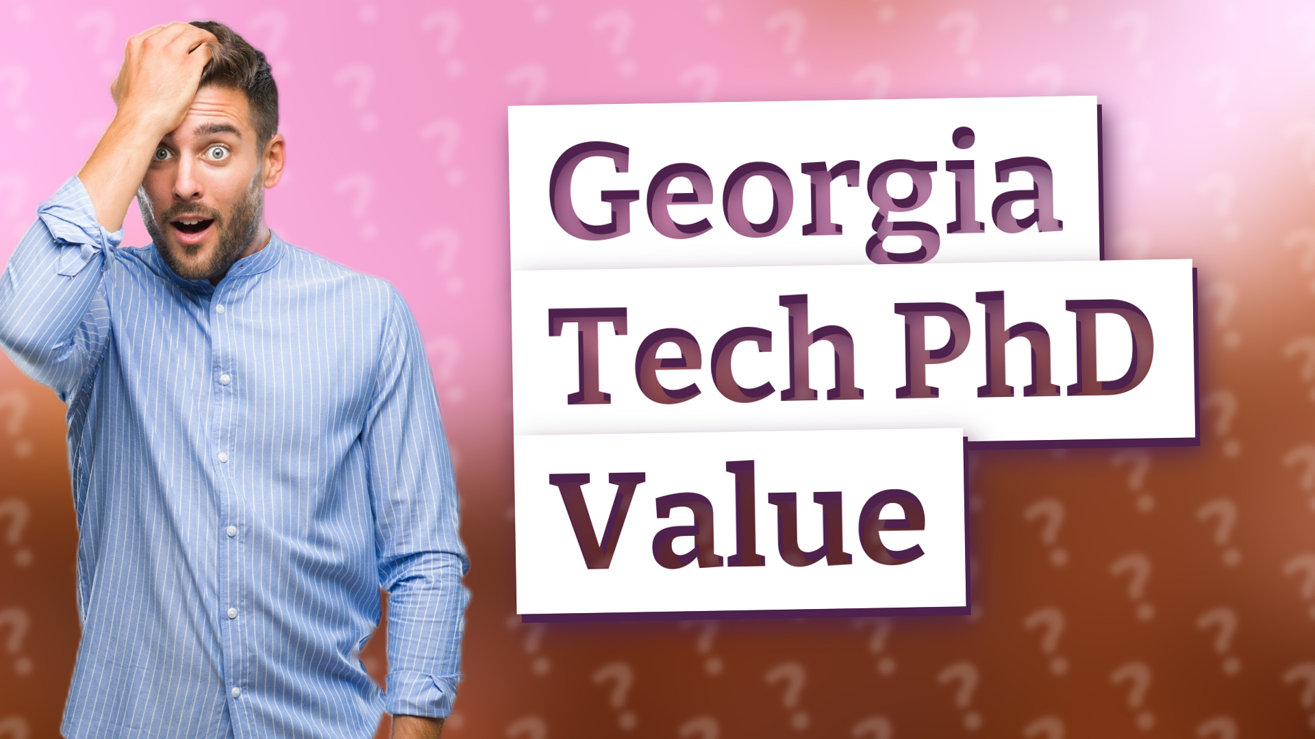 Georgia Tech PhD Value