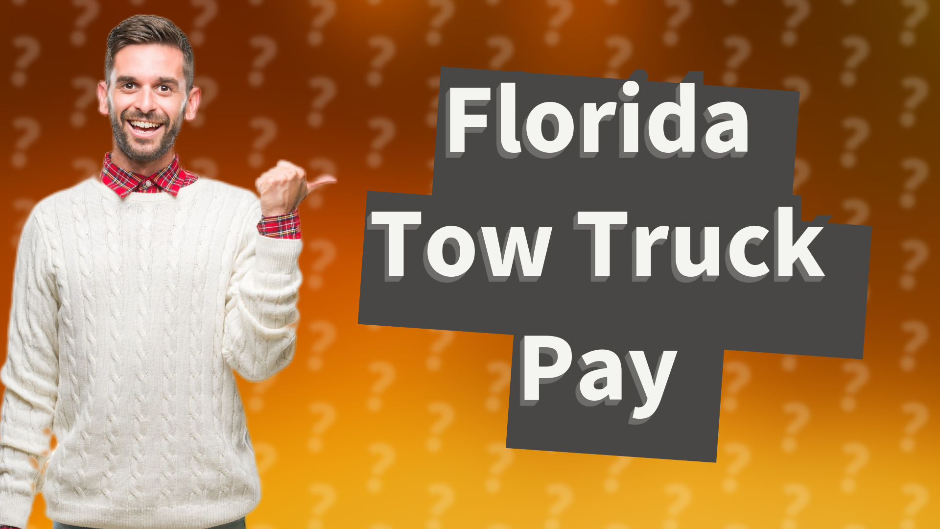 Florida Tow Truck Pay