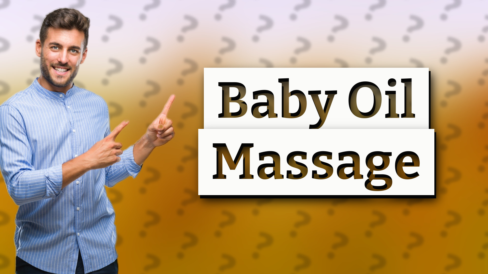 Baby Oil Massage