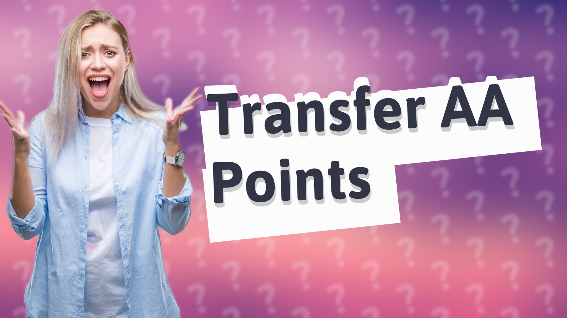 Transfer AA Points