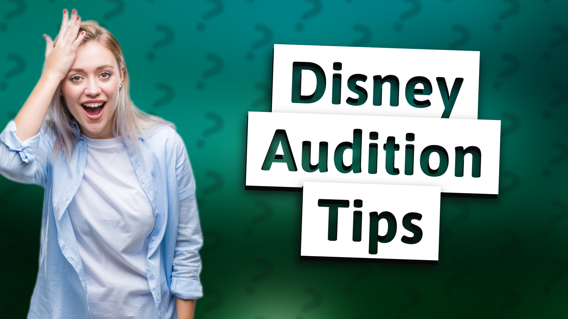 Disney Audition Tips