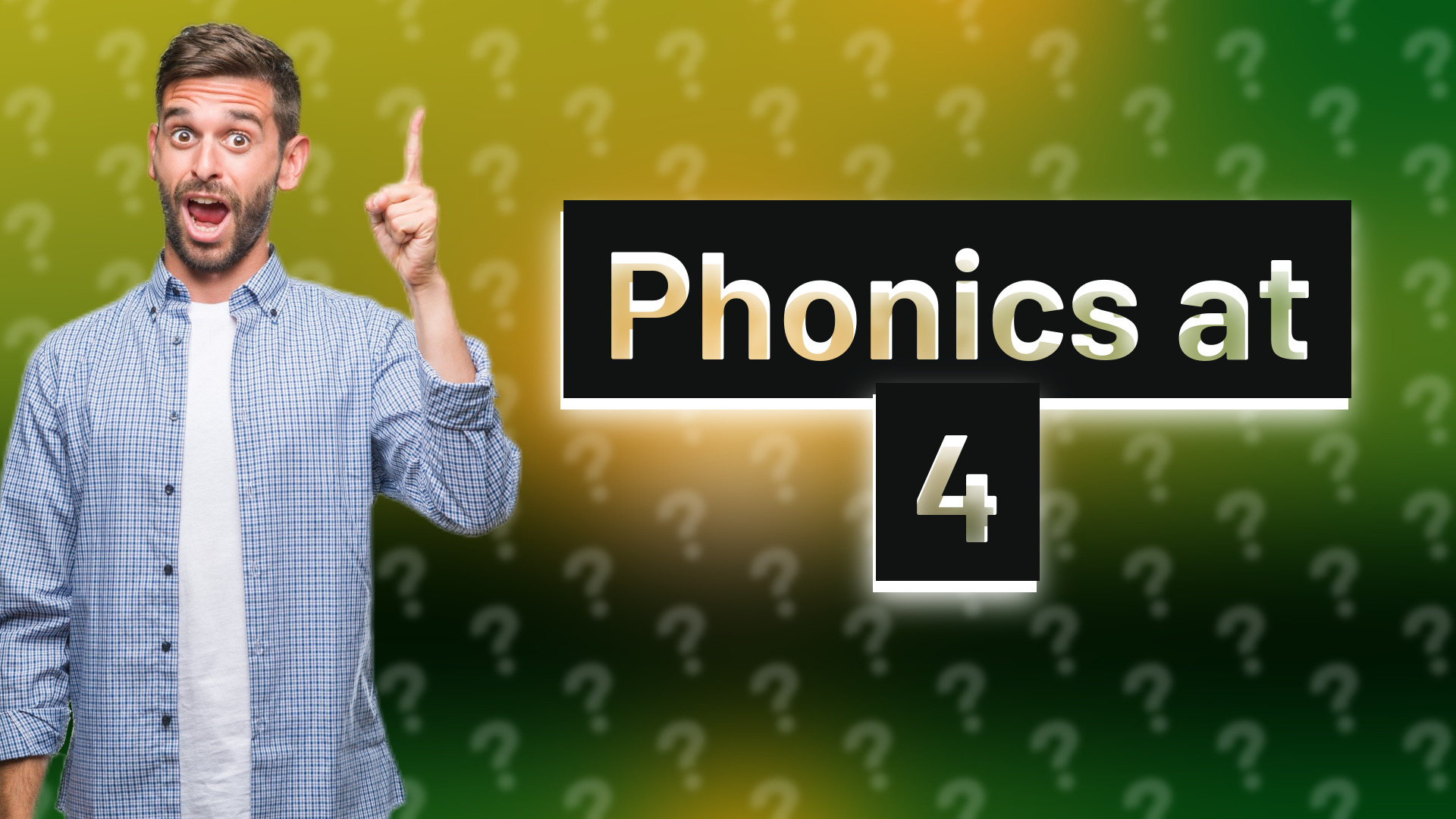 Phonics at 4