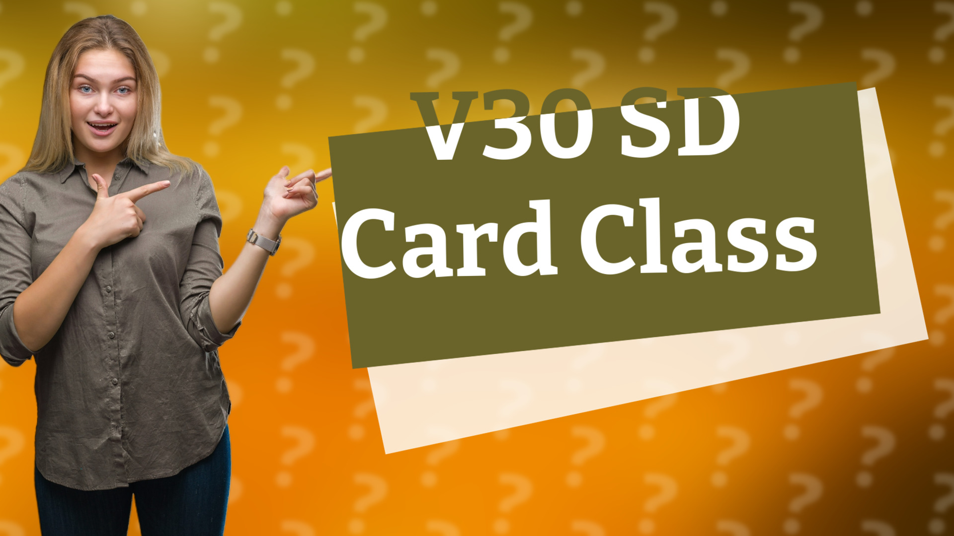 V30 SD Card Class