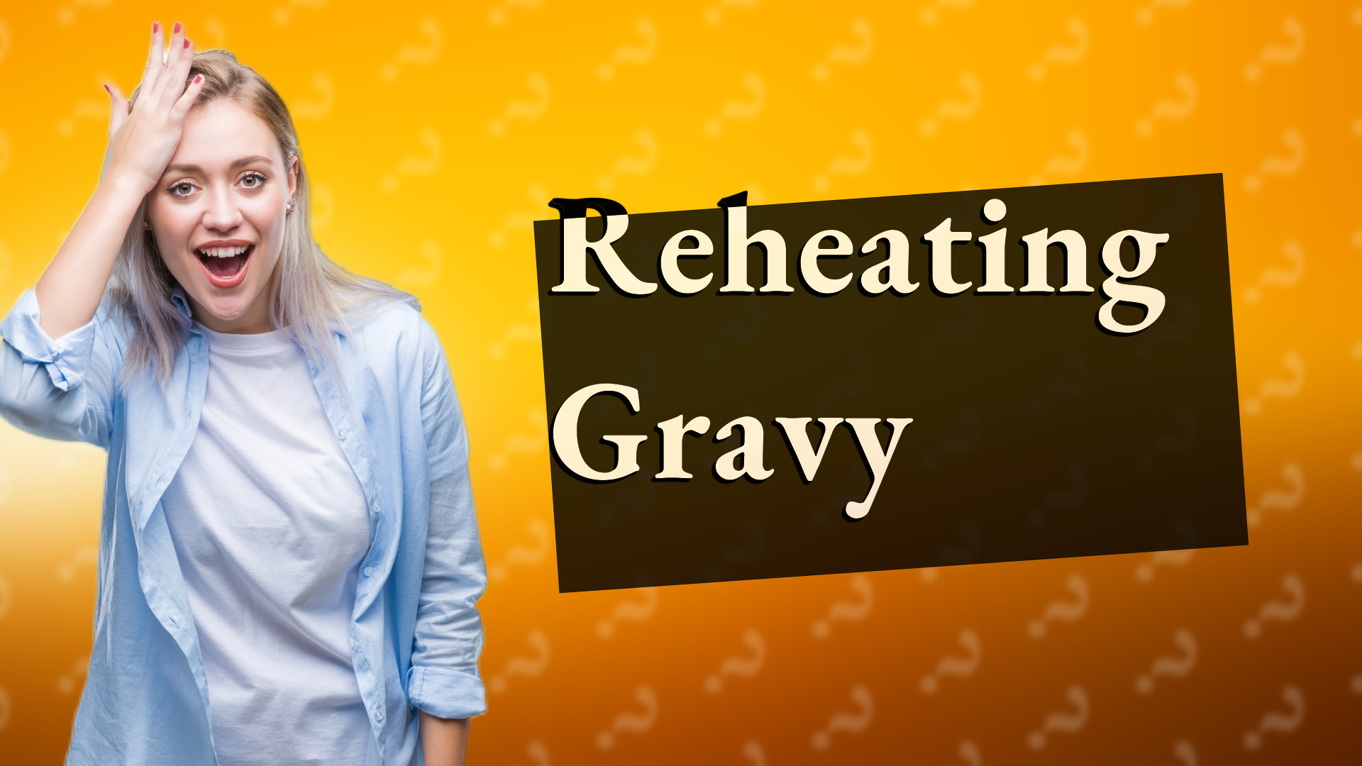 Reheating Gravy